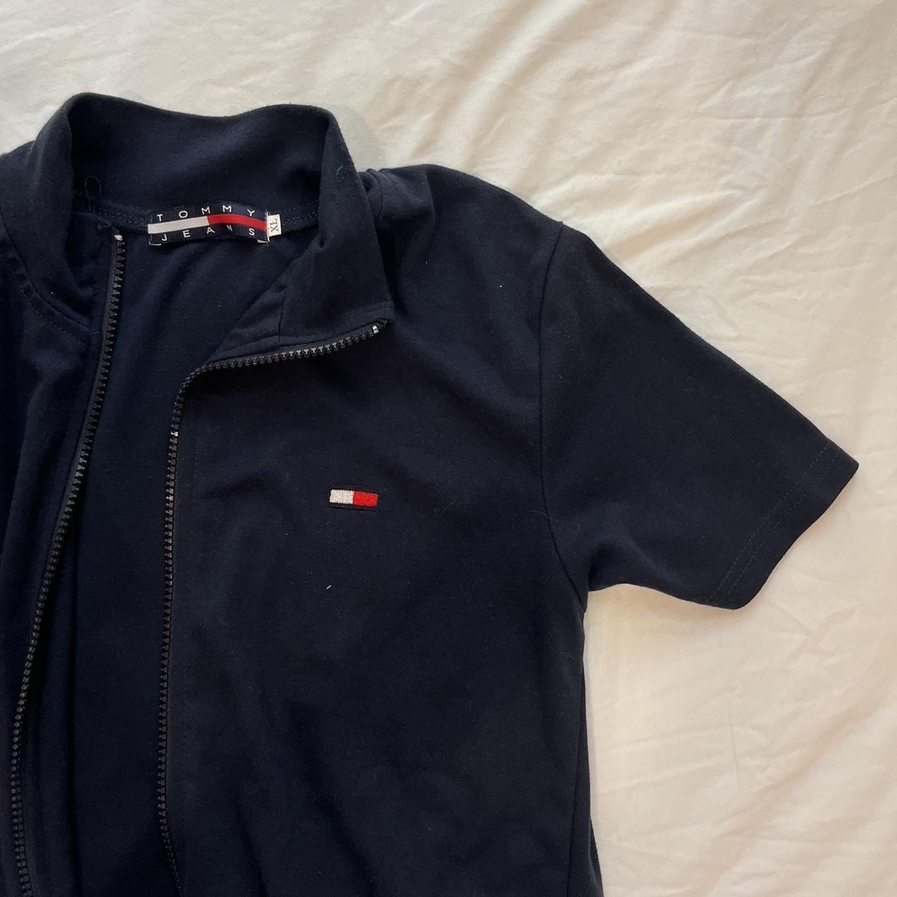 Tommy Hilfiger Women's Navy Shirt | Depop