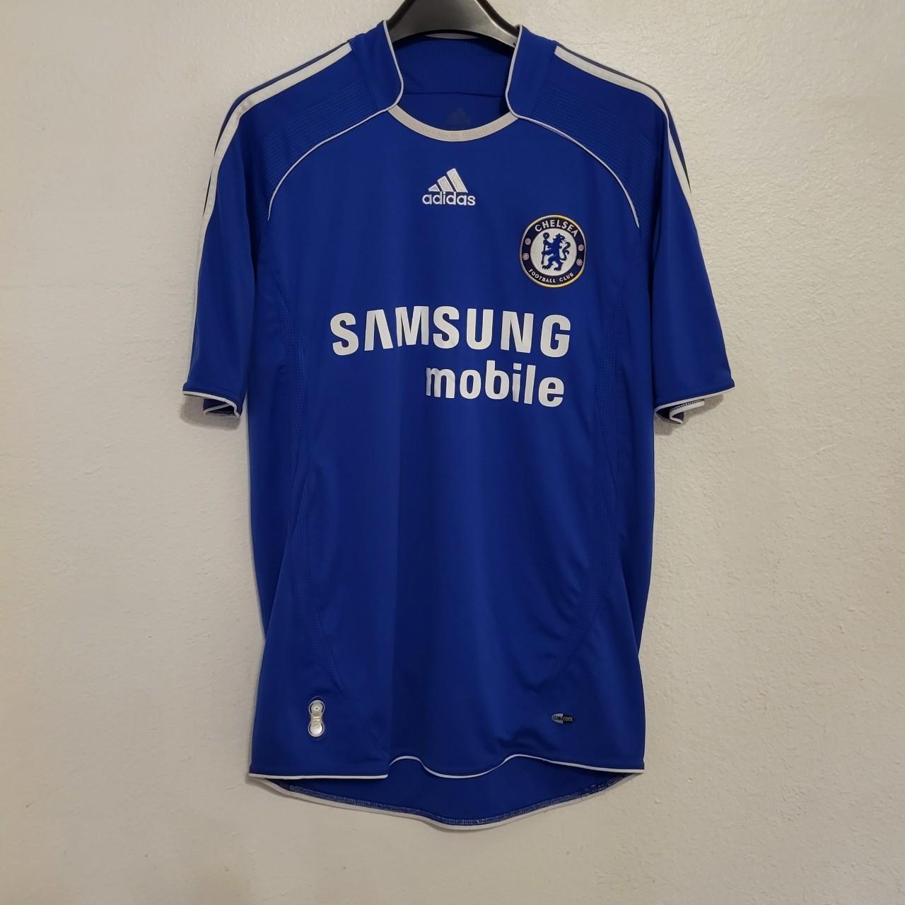 Adidas Chelsea FC 2007/08 Home Jersey Size Medium... - Depop