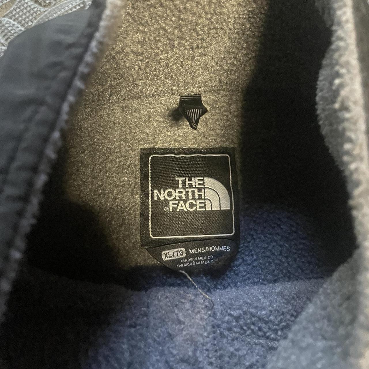 Vintage North Face Denali tech fleece grey... - Depop