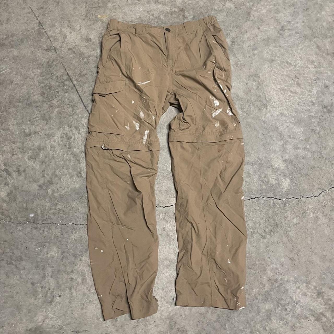 Vintage tech cargo pants zip into shorts gorp core... Depop