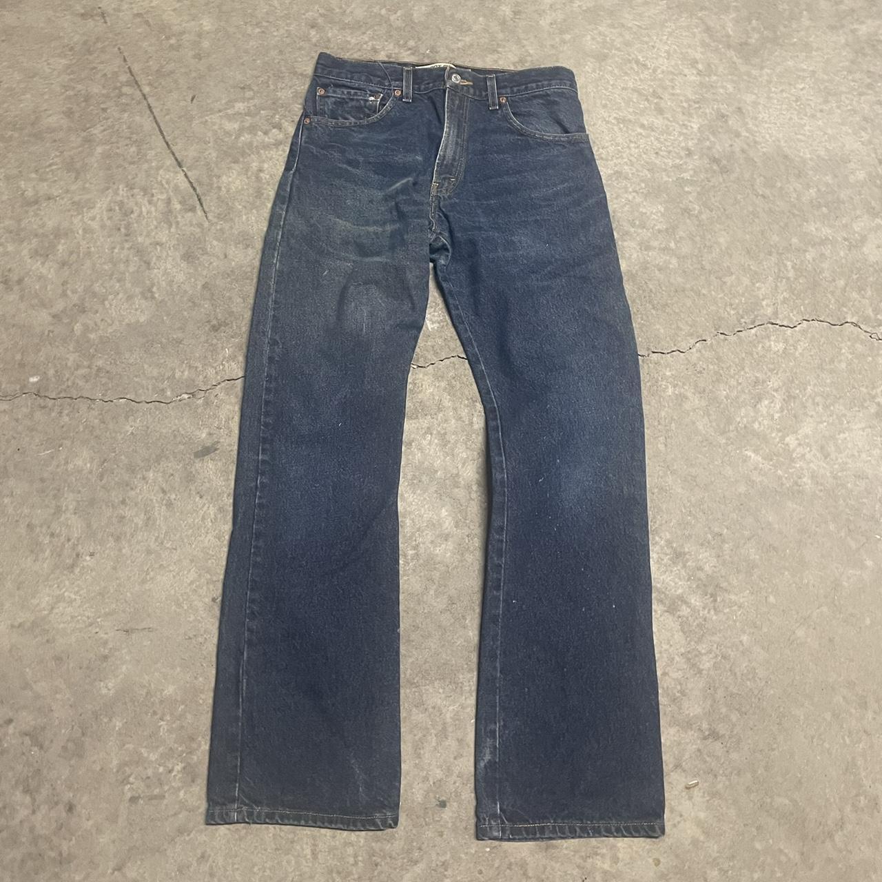Vintage Levis jeans 517 boot cut Size 32x32 Paint... - Depop