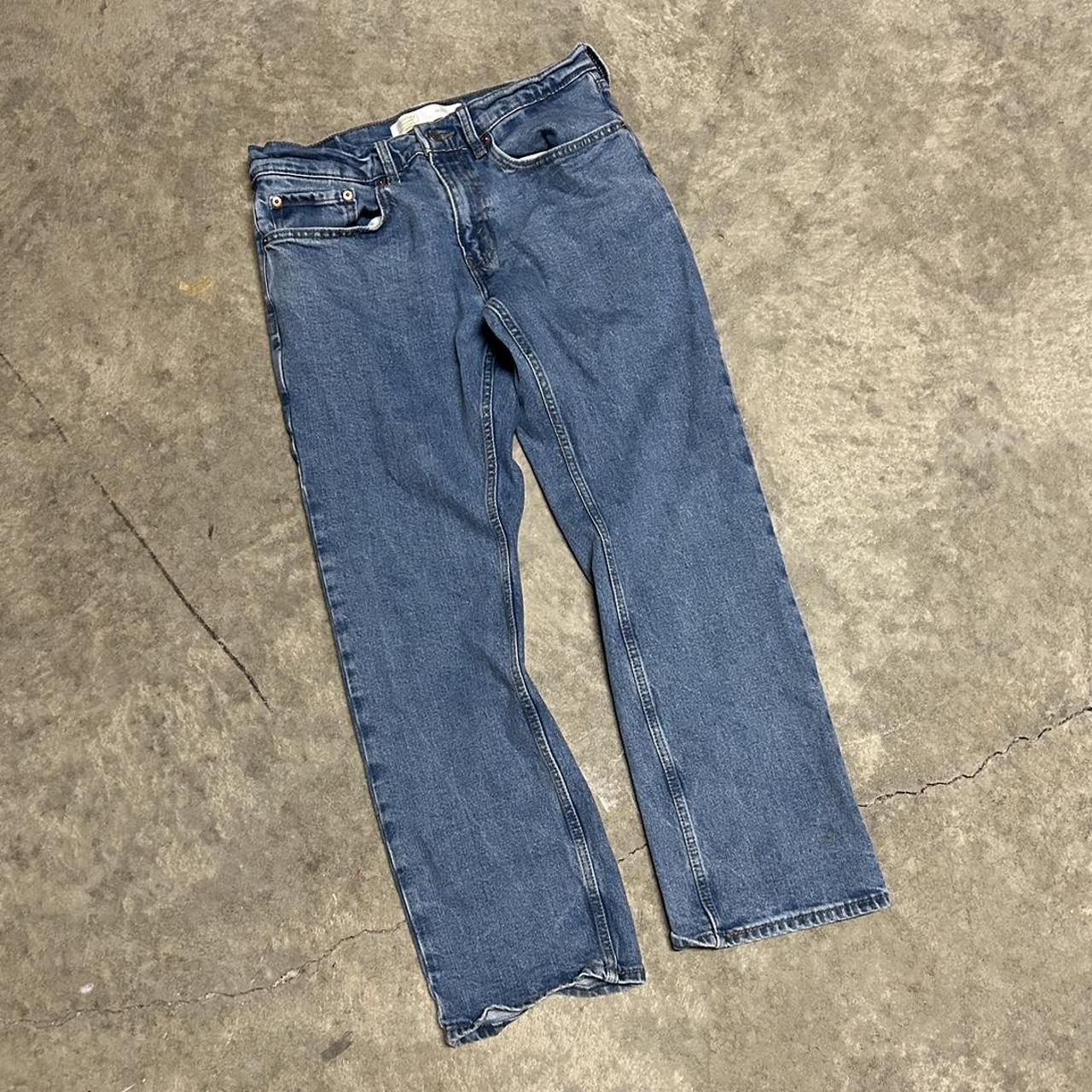 Vintage Levi’s carpenter pants blue Baggy fit Nice... - Depop