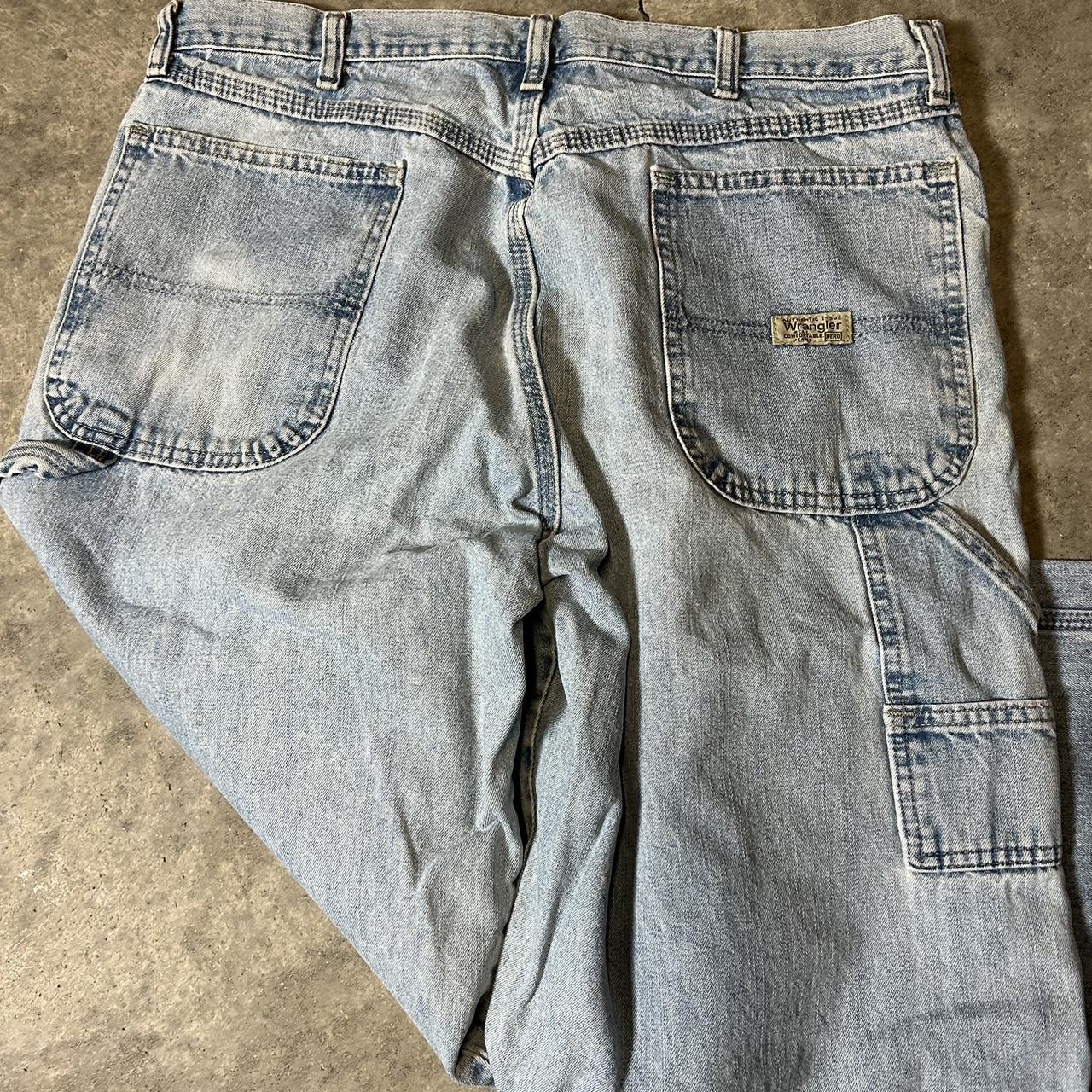 Vintage wrangler carpenter jeans light wash Really... - Depop