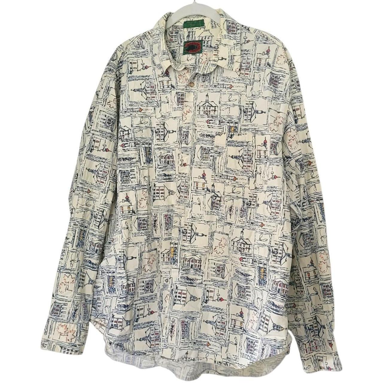 Source Unknown Men's Shirt - Multi/Cream - XL – V… - image 1