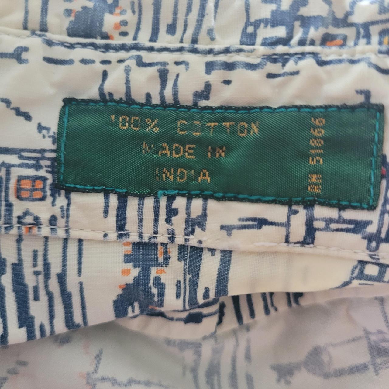 Source Unknown Men's Shirt - Multi/Cream - XL – V… - image 4