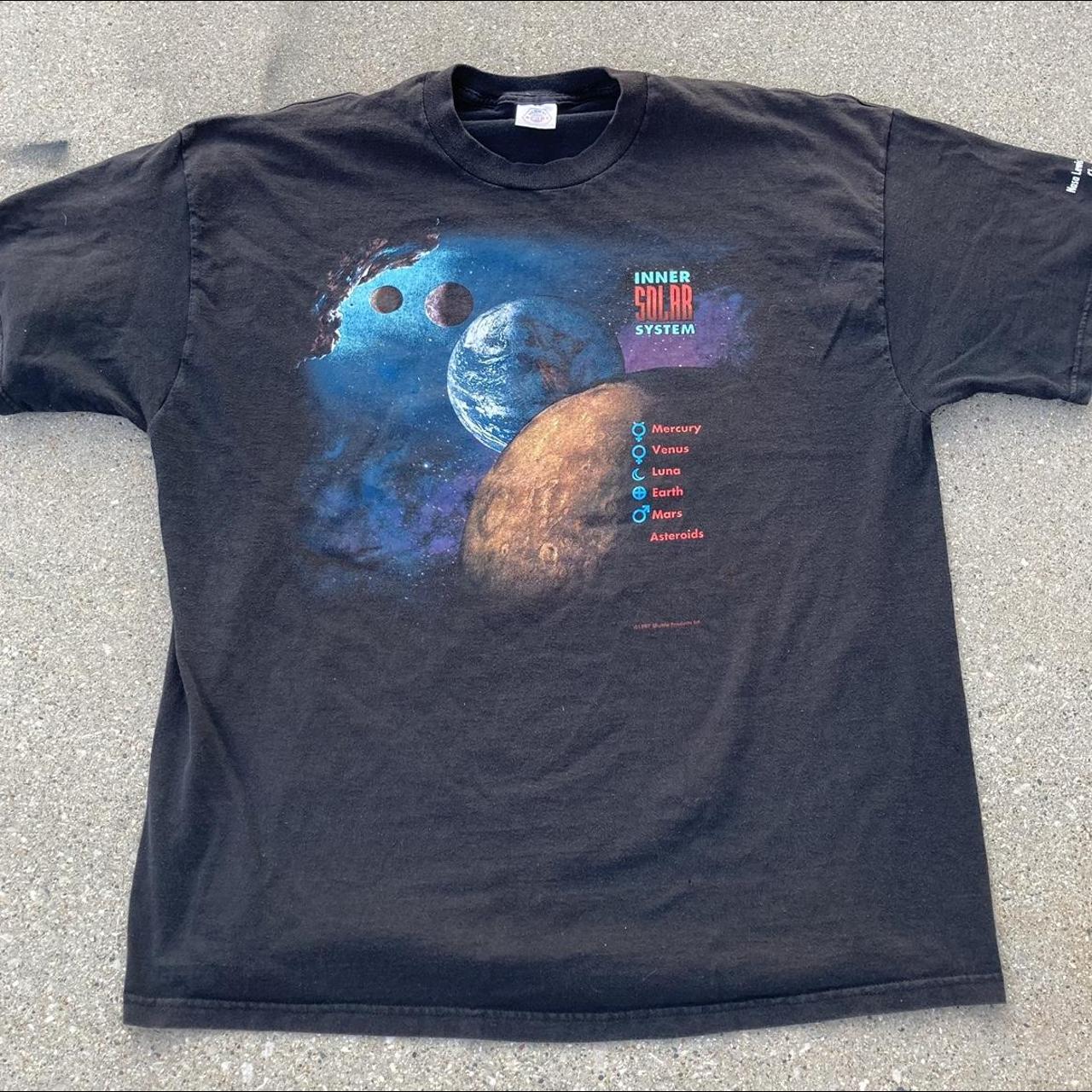 VINTAGE 1997 NASA SOLAR SYSTEM TSHIRT size xxl.... - Depop