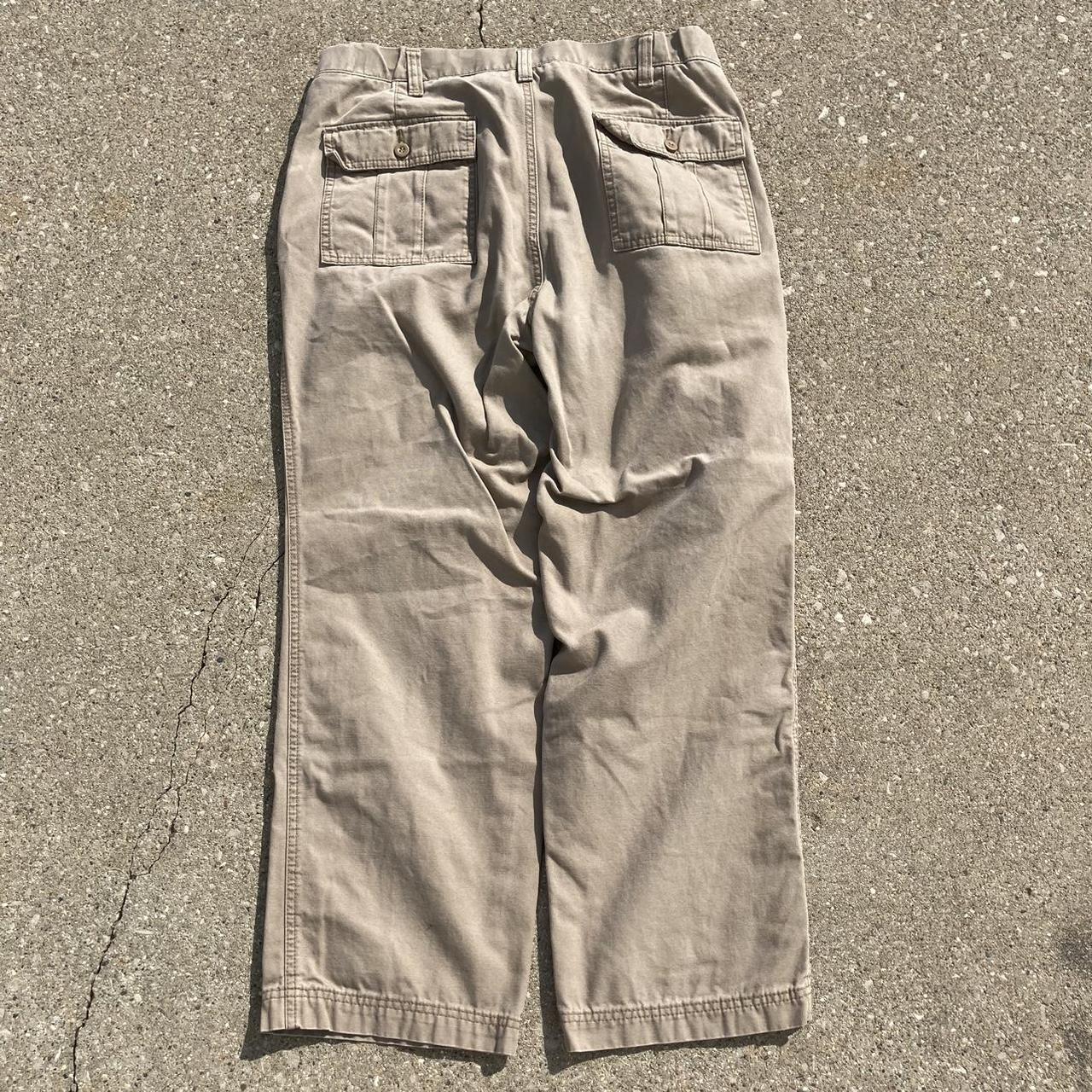 Dockers khaki cargo pants! size 38x30. Baggy... - Depop