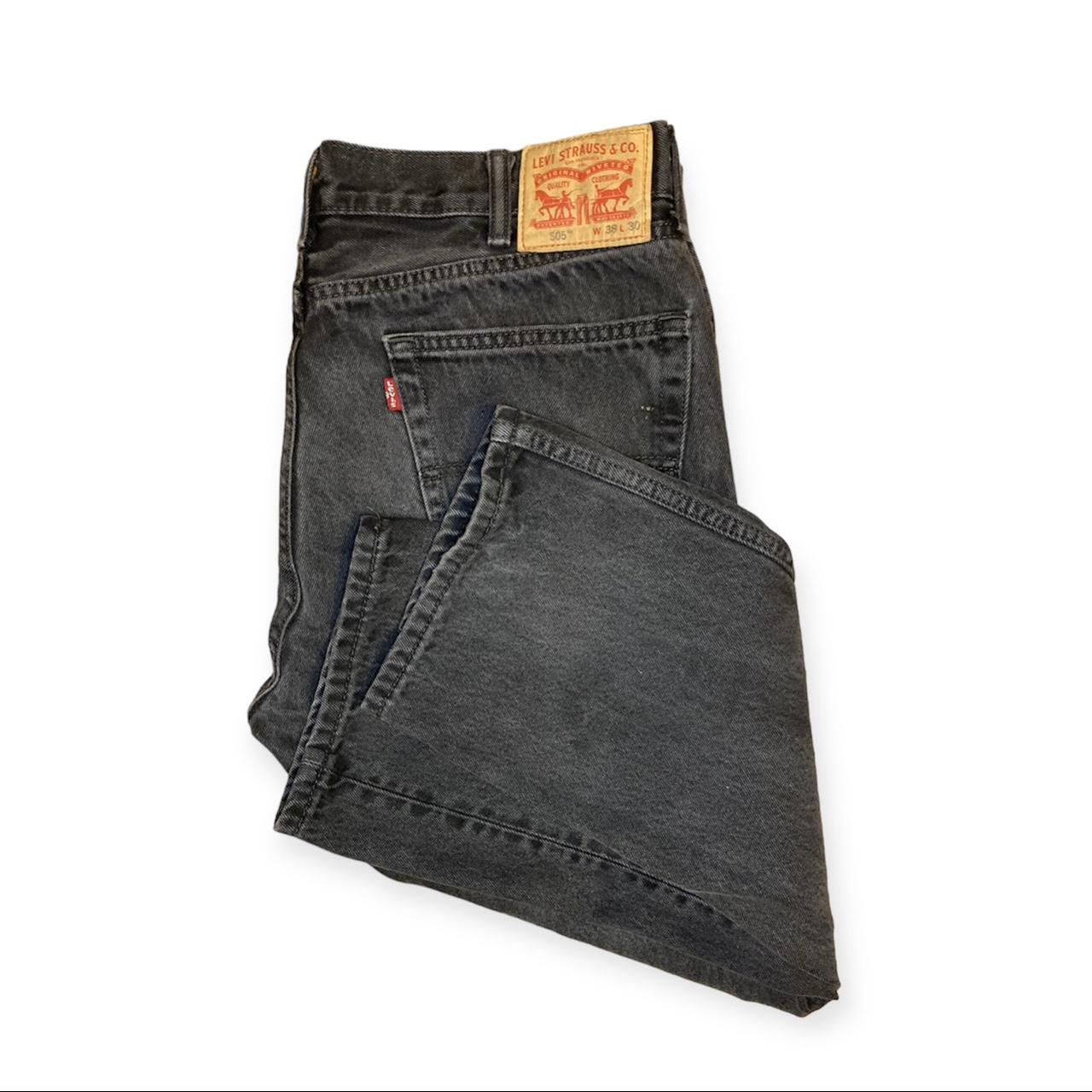 Levi's Men's Black and Grey Jeans | Depop