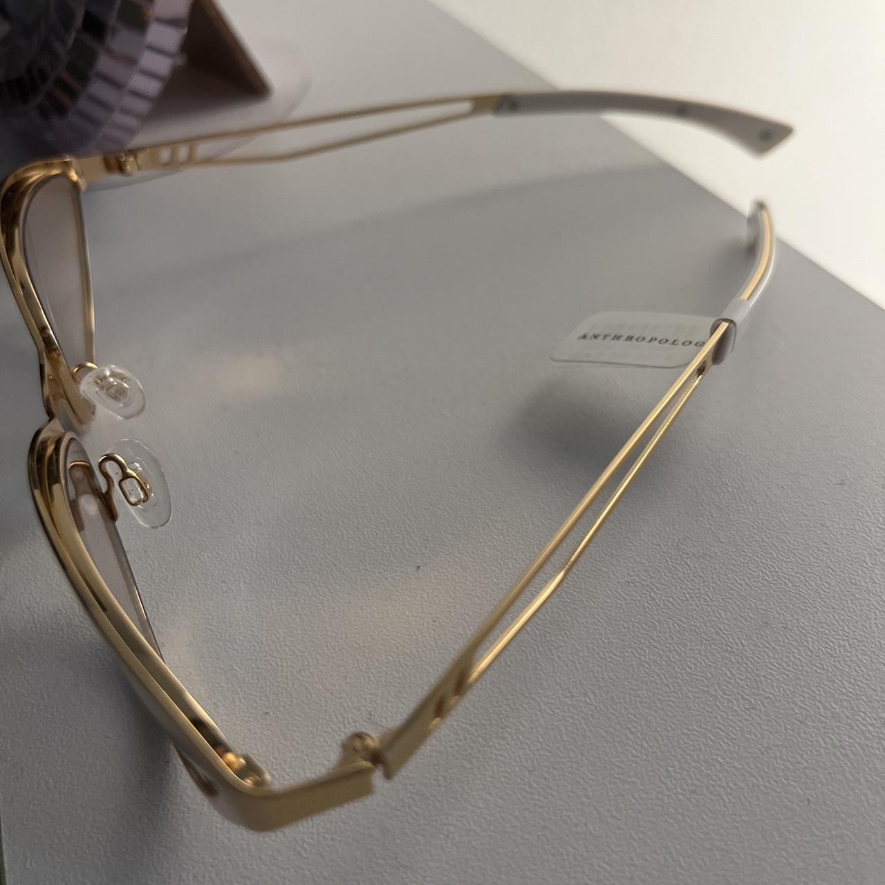 Le Specs Gold Sunglasses #sunglasses #lespecs #y2k - Depop