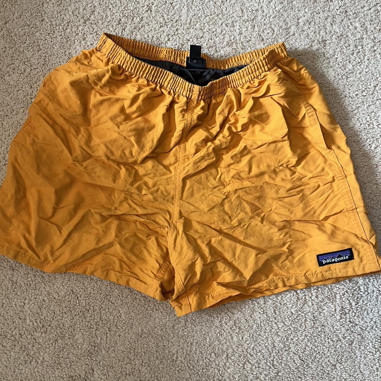 Patagonia Men's Orange Shorts | Depop