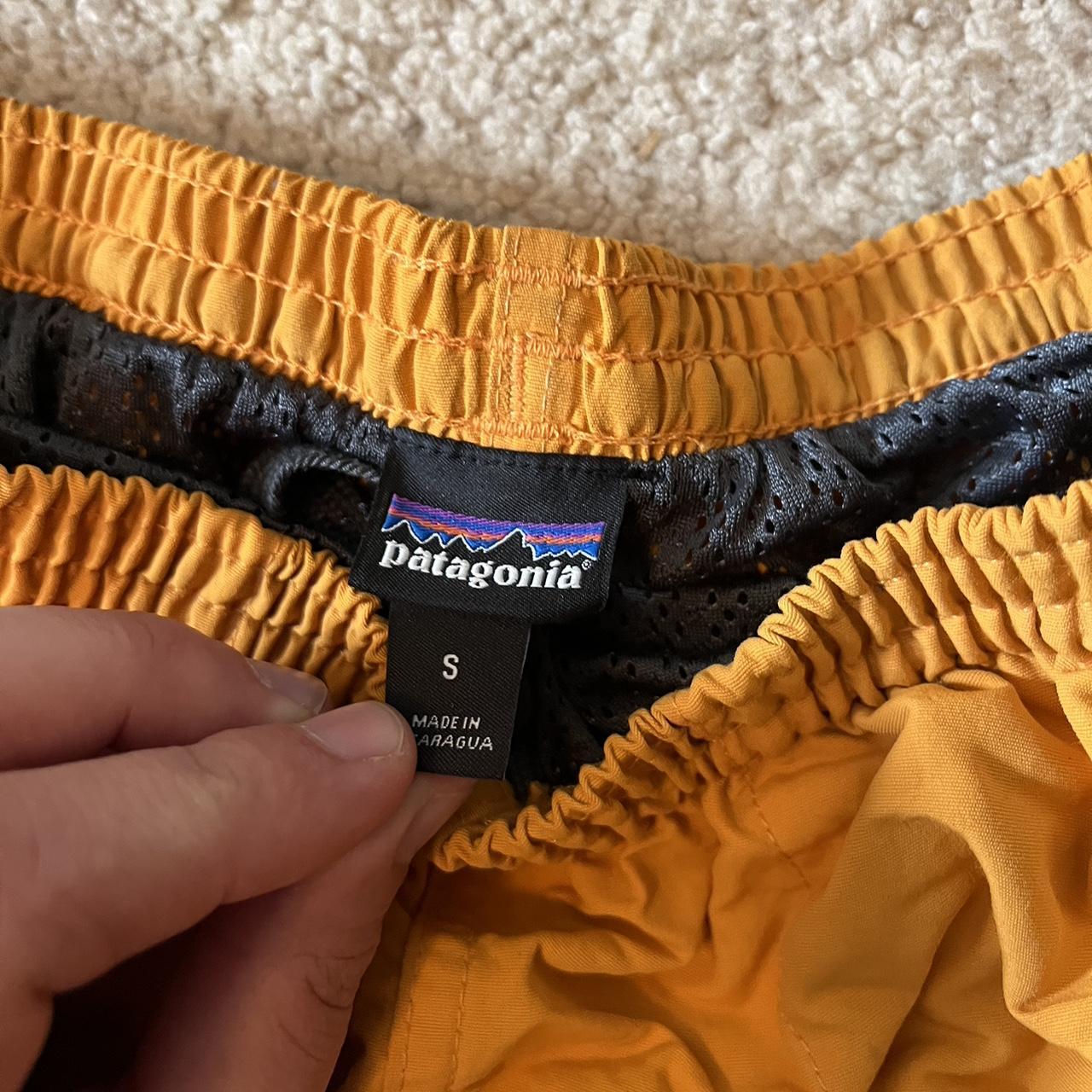 Patagonia Men's Orange Shorts | Depop
