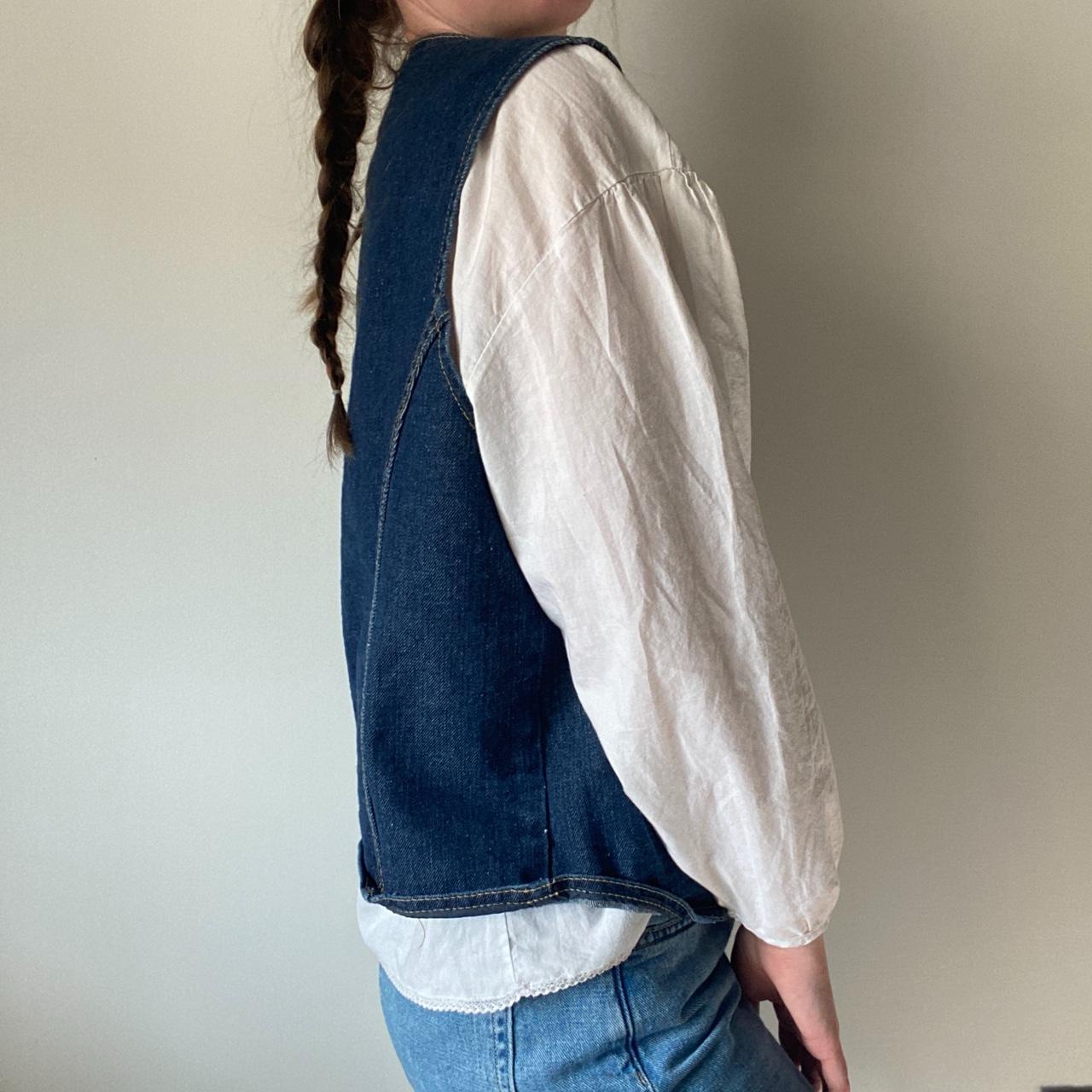 Lee Men's Vest - Blue/Navy - L – Vintage 80's Wes… - image 3