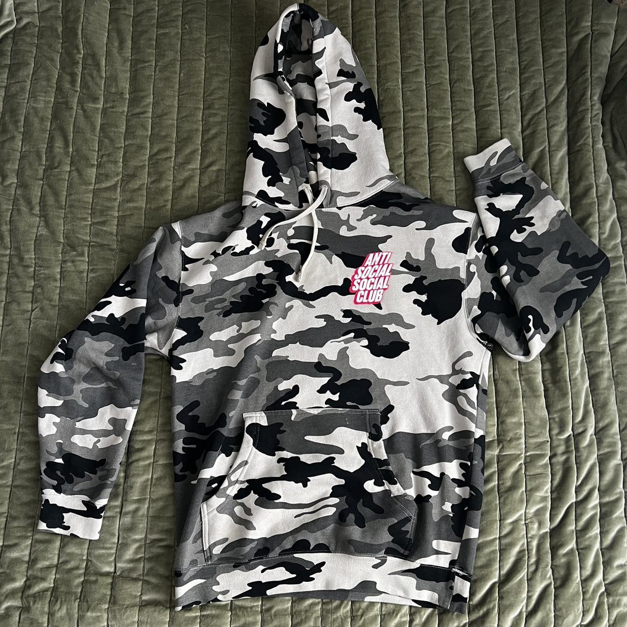 Anti Social Social Club Siberia Camo Hoodie Depop