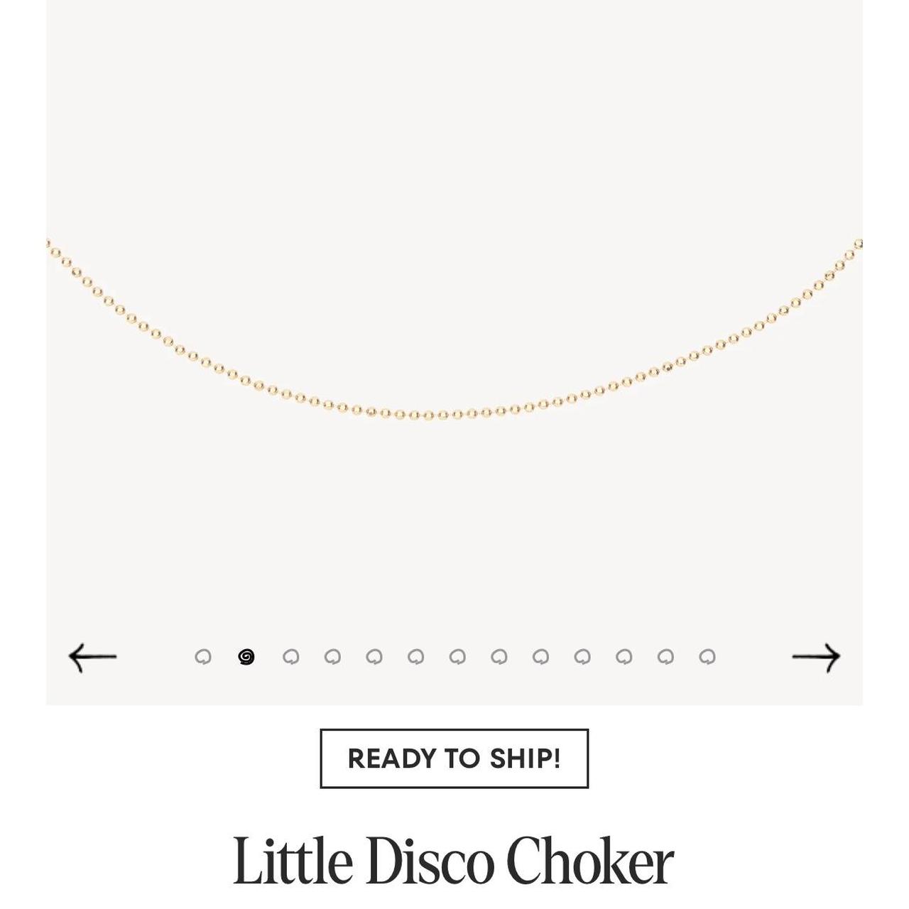 new never worn catbird jewelry little disco choker... Depop