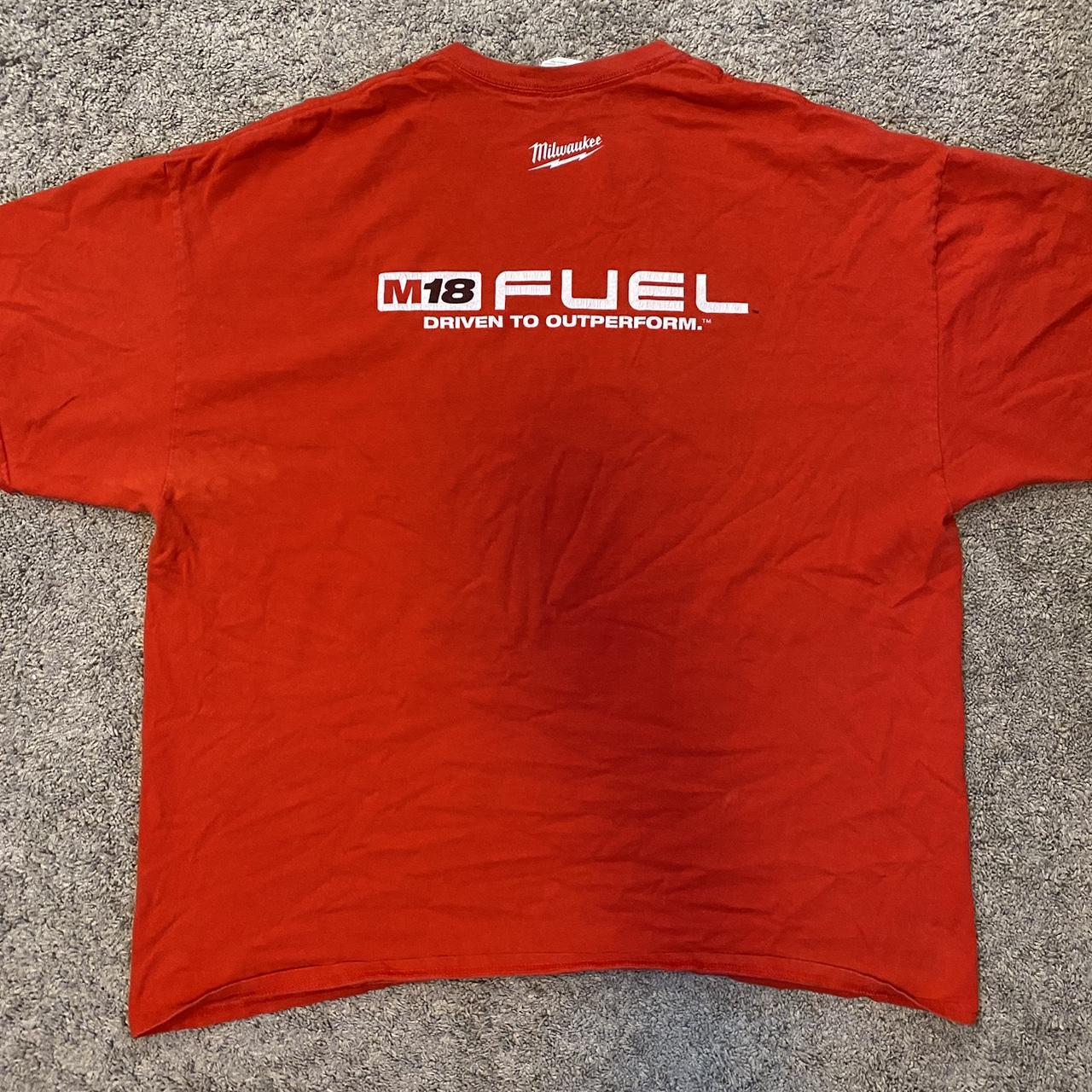 Shirts, Milwaukee Red M18 Fuel Tshirt