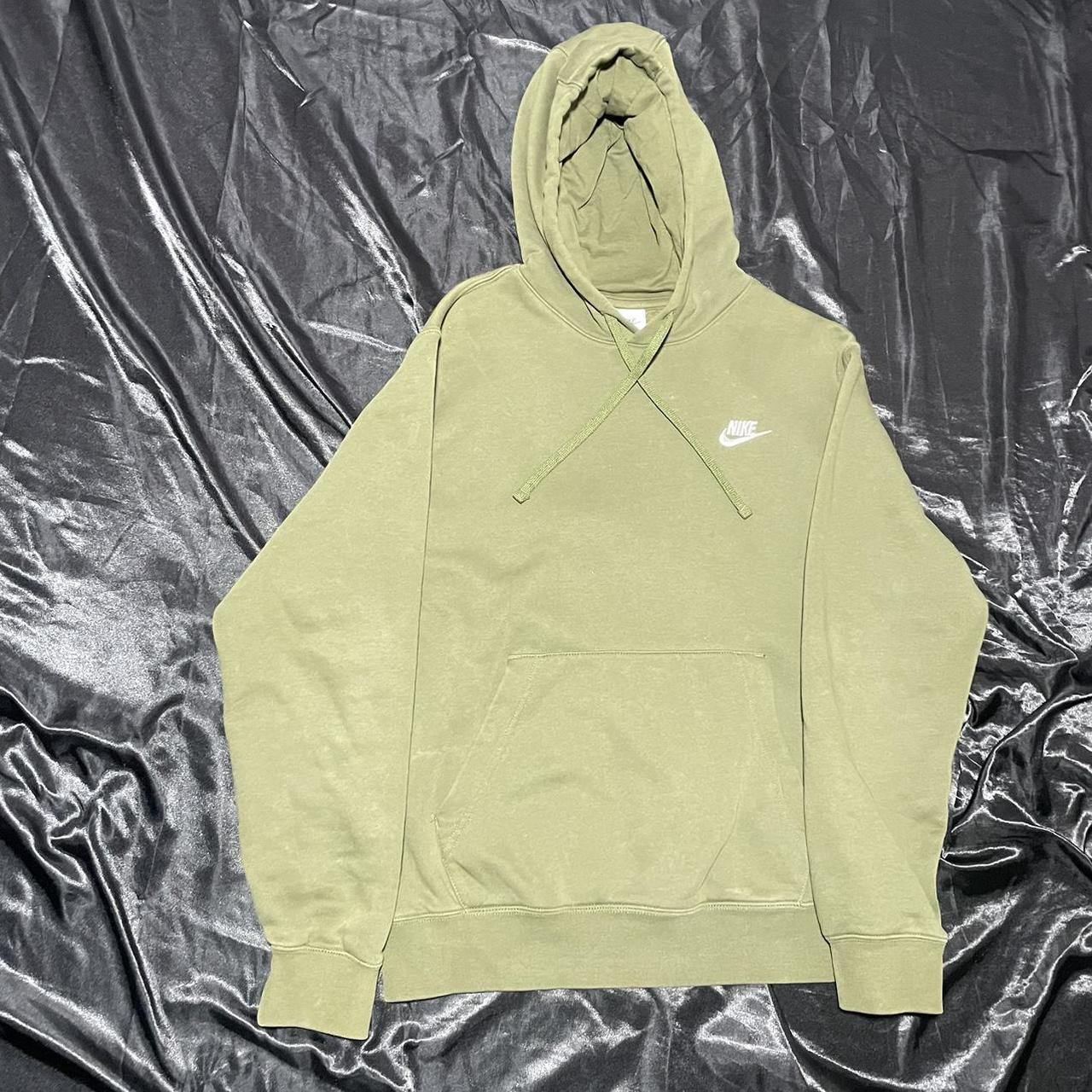 mens dark green nike hoodie