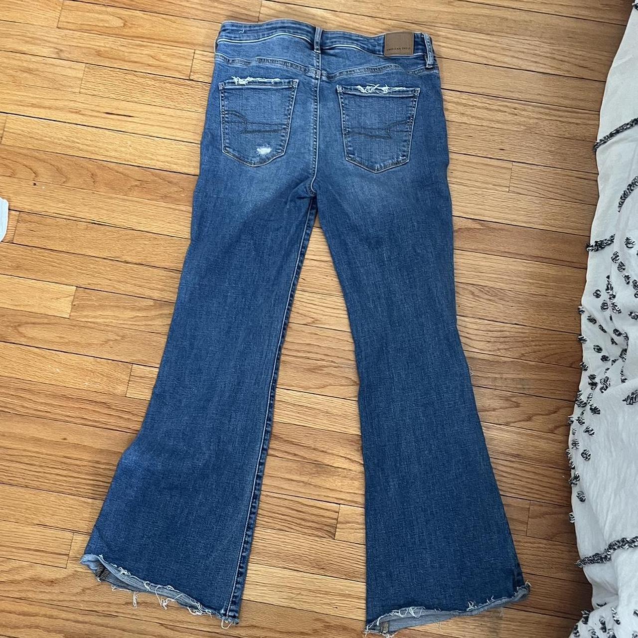 American Eagle flare jeans Size 6 #flarejeans... - Depop