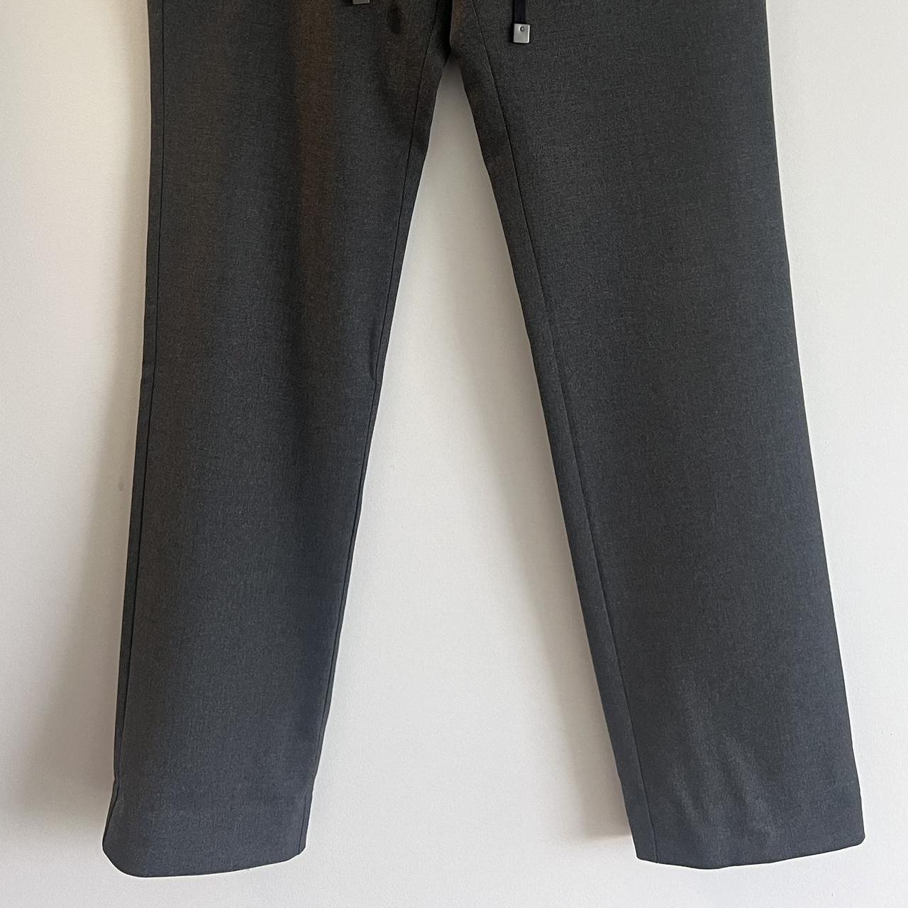 VINTAGE 90s Emporio Armani Men's Gray Johnny Line | Depop