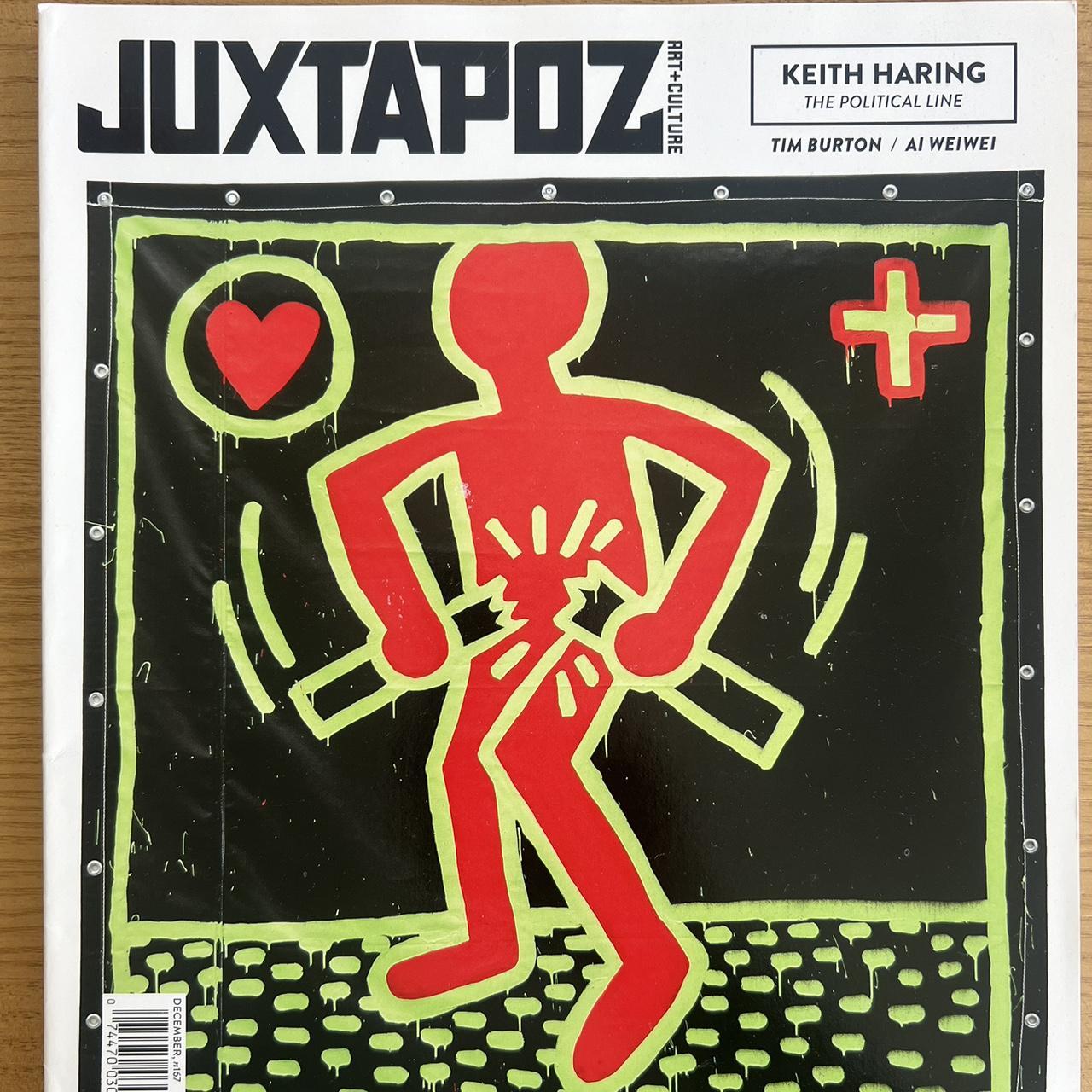 KEITH HARING - THE POLITICAL LINE　大型本 Amazon.co.jp: Keith Haring, the political line : 本