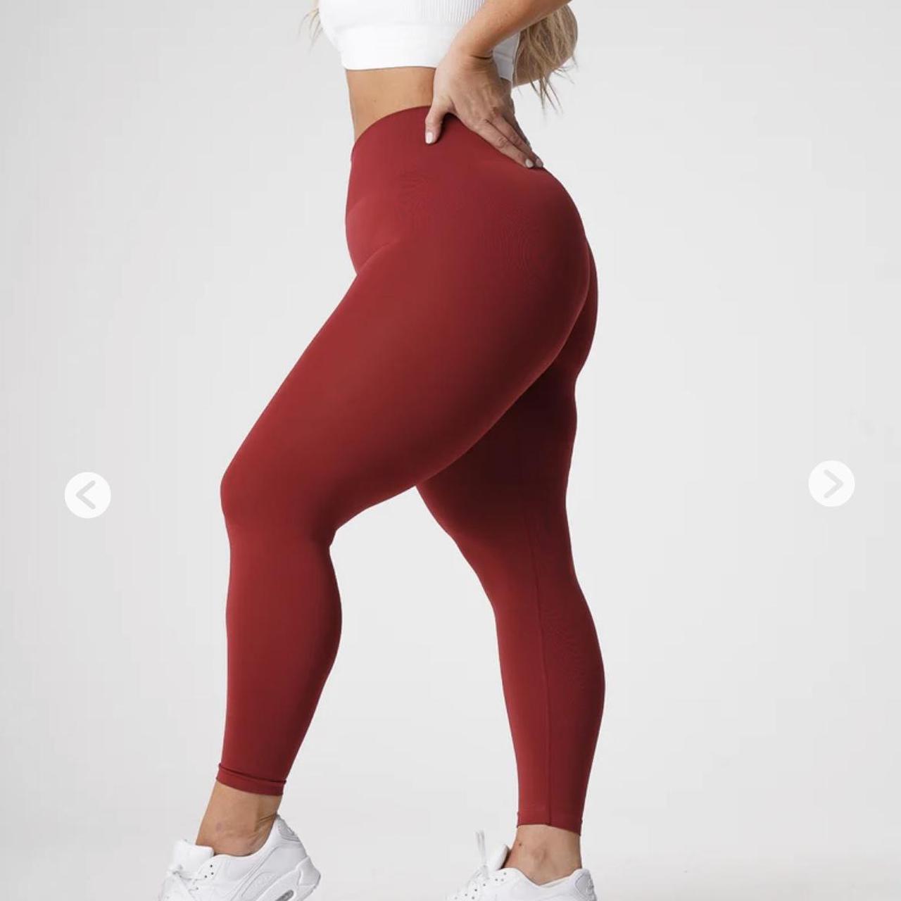NVGTN carmine solid seamless leggings - Size S Fair... - Depop