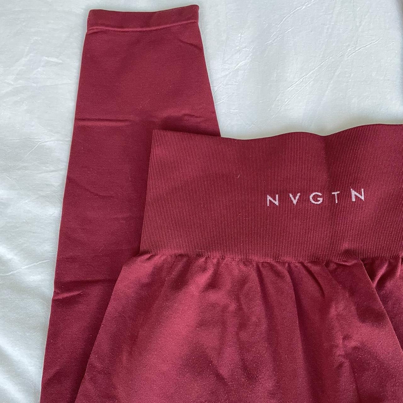 NVGTN carmine solid seamless leggings - Size S Fair... - Depop
