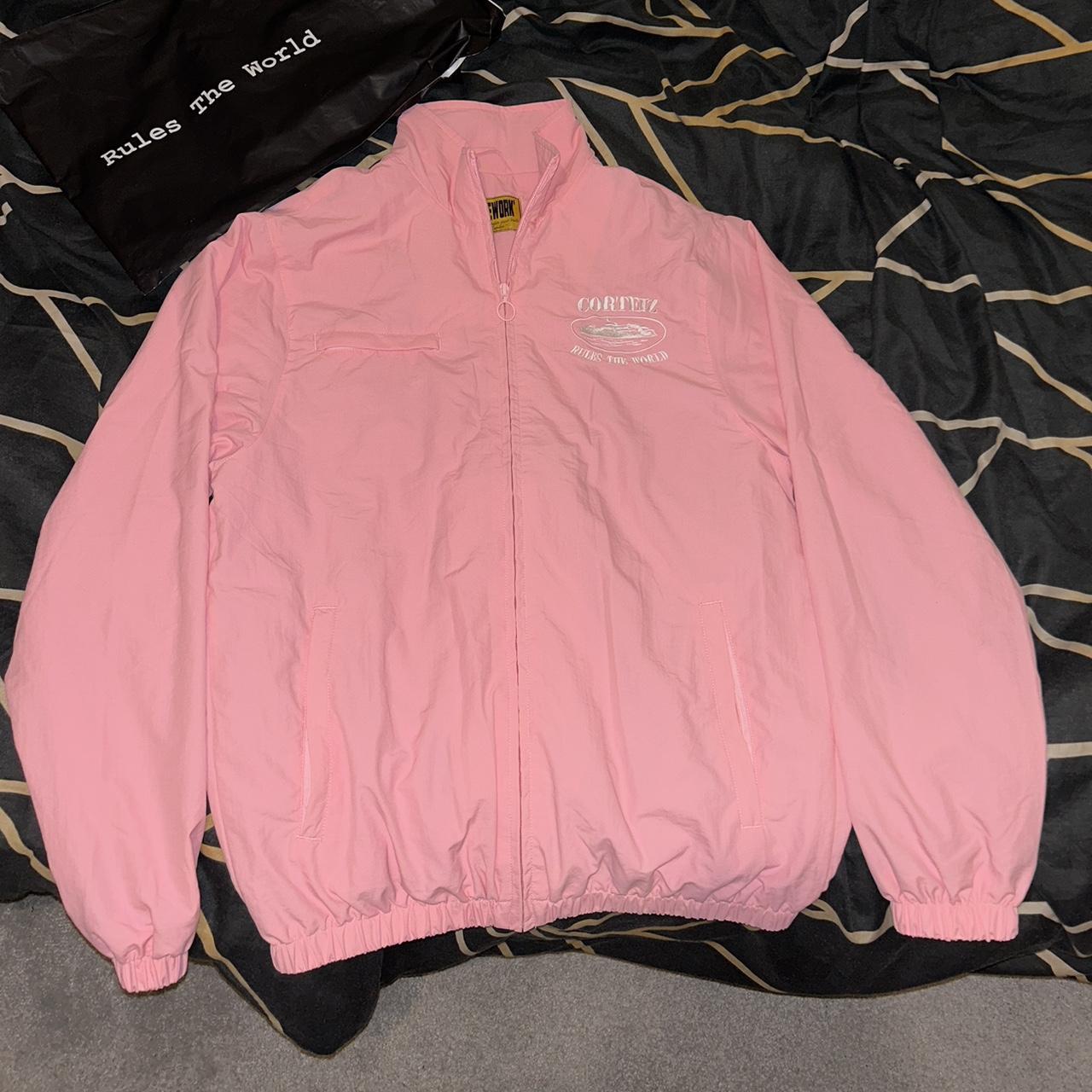 CORTEIZ SHUKUSHUKU JACKET [BABY PINK]. FREE DELIVERY... - Depop