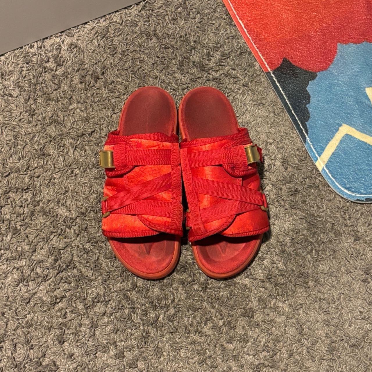 Men's Slides - Red - US 10 – Red slides Size 10 A… - image 1