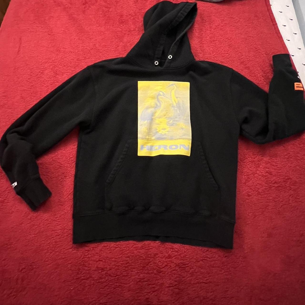 Heron preston outlet yellow hoodie