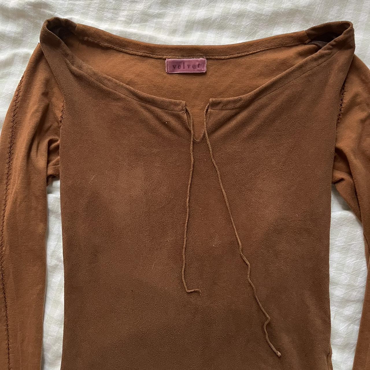 Velvet Women's Brown Shirt (3)