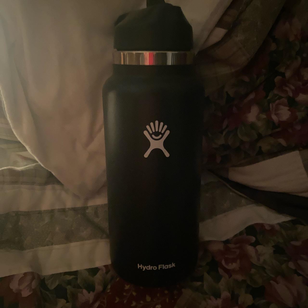 Original Hydroflask Blue Small Dent on one side, - Depop