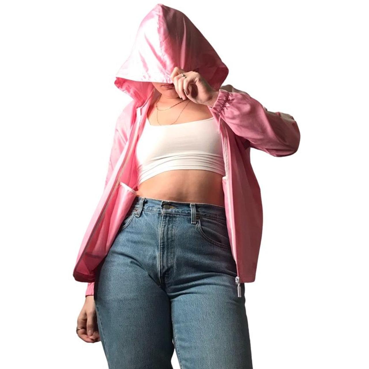 Pink hot sale puma windbreaker