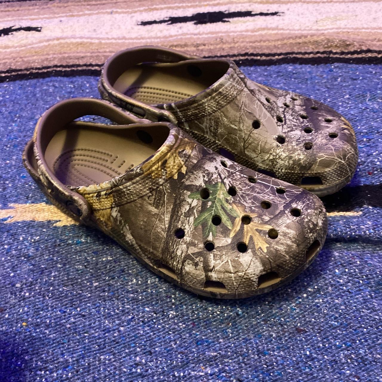 Camo Crocs Near Perfect Condition Size 8 Mens 10 Depop 3707