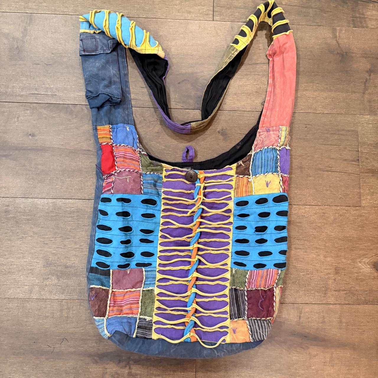 Women's Bag - Multi – Multicoloured patchwork den… - image 1