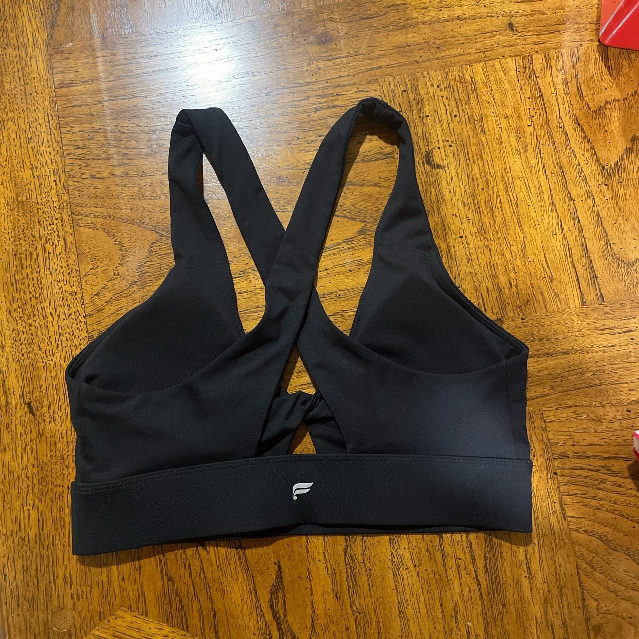 Black ‘Oasis Twist Medium Impact Sports Bra’ Selling... - Depop