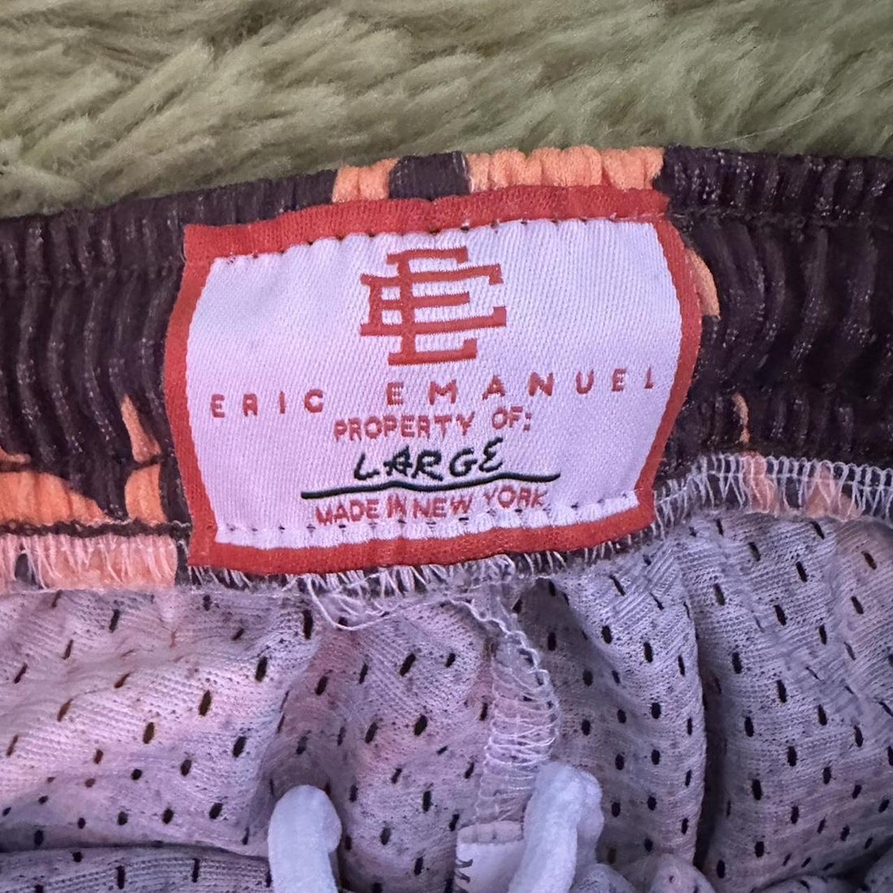 Eric Emanuel x BAPE Miami Basic Short Size Mens... - Depop