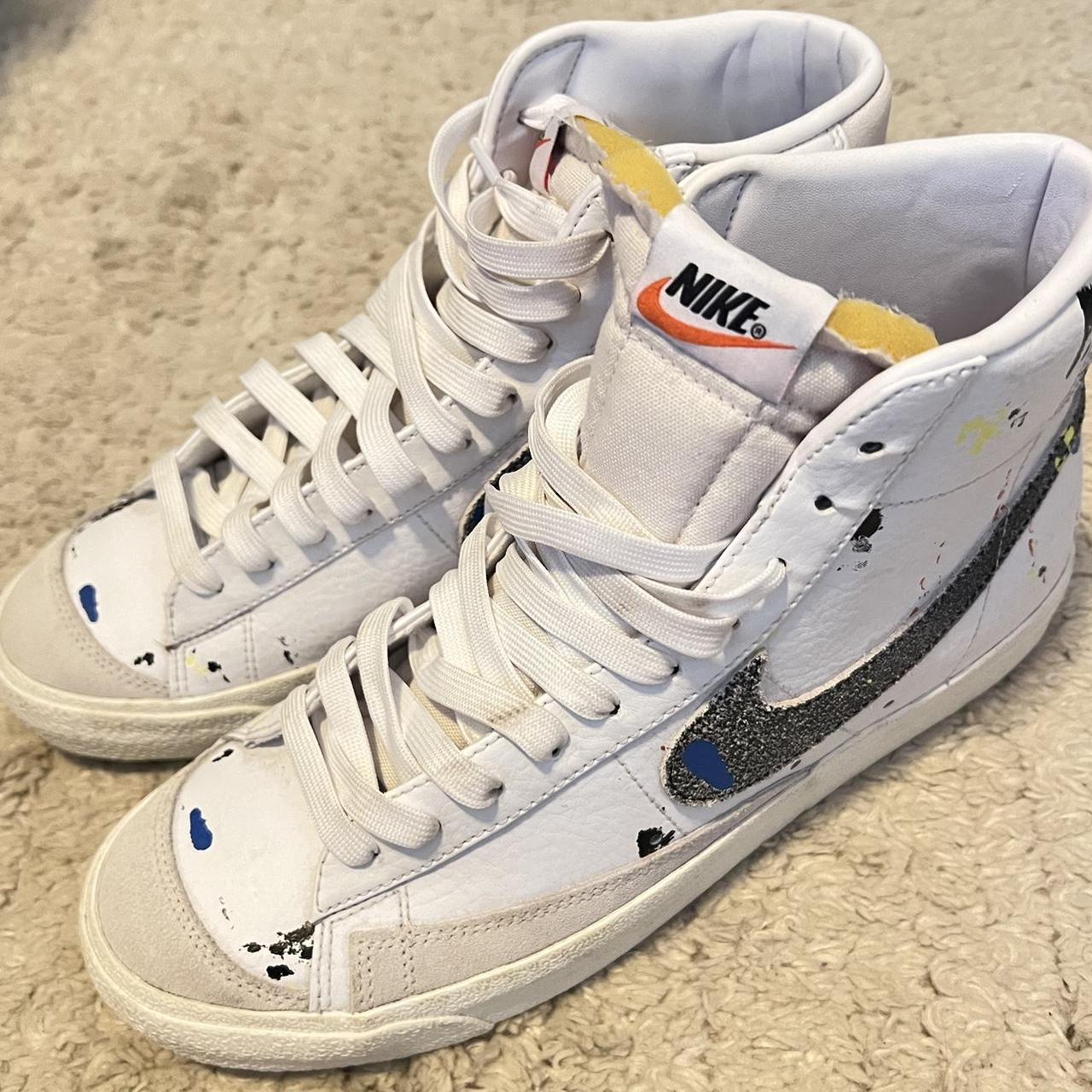 blazer mid paint splatter