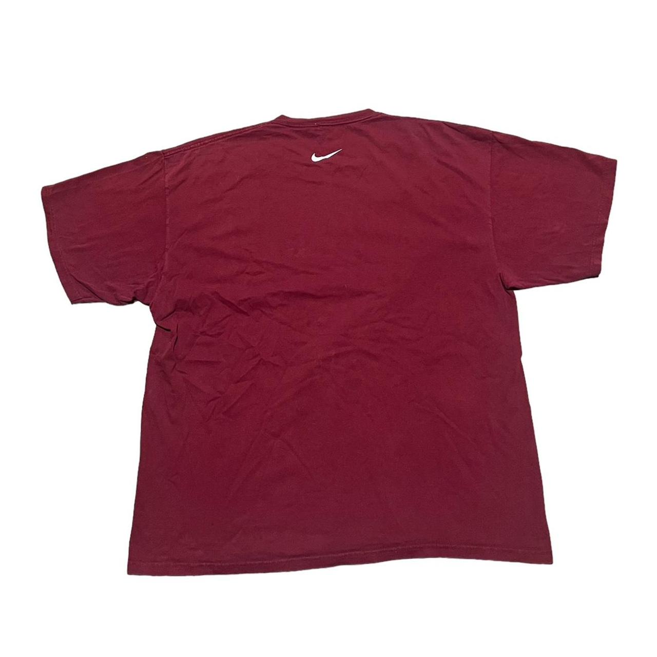 Store Vintage Nike 90s Maroon Tee Tshirt XXL