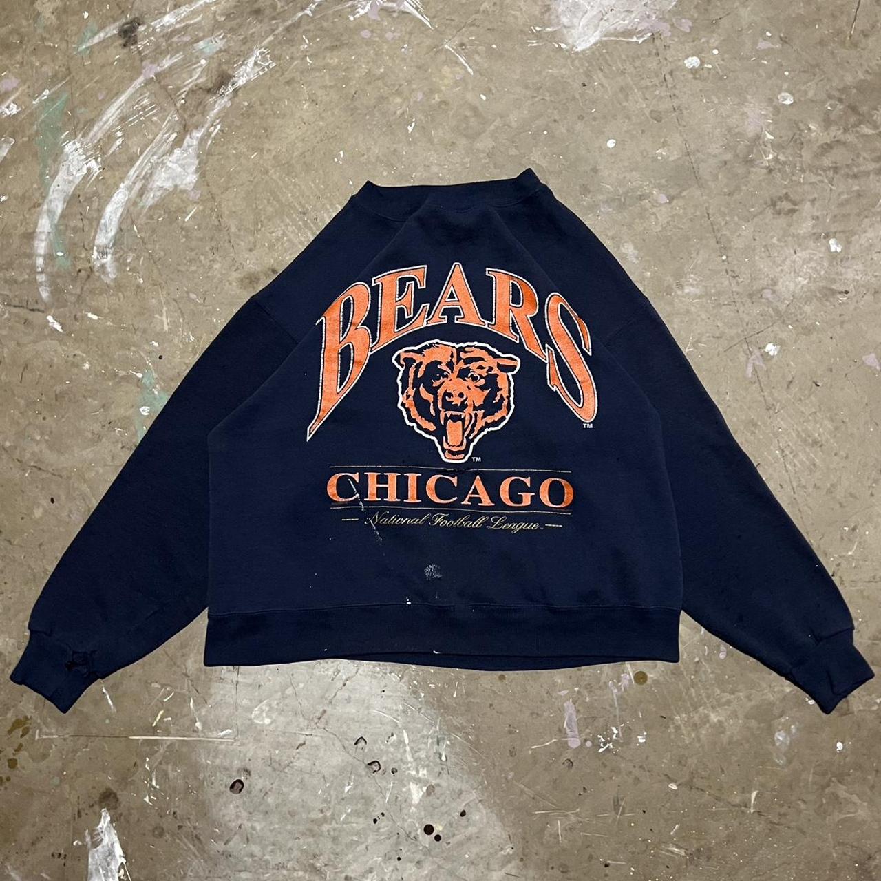 VTG 90's Chicago Bears Mens Crewneck Sweatshirt Size Large