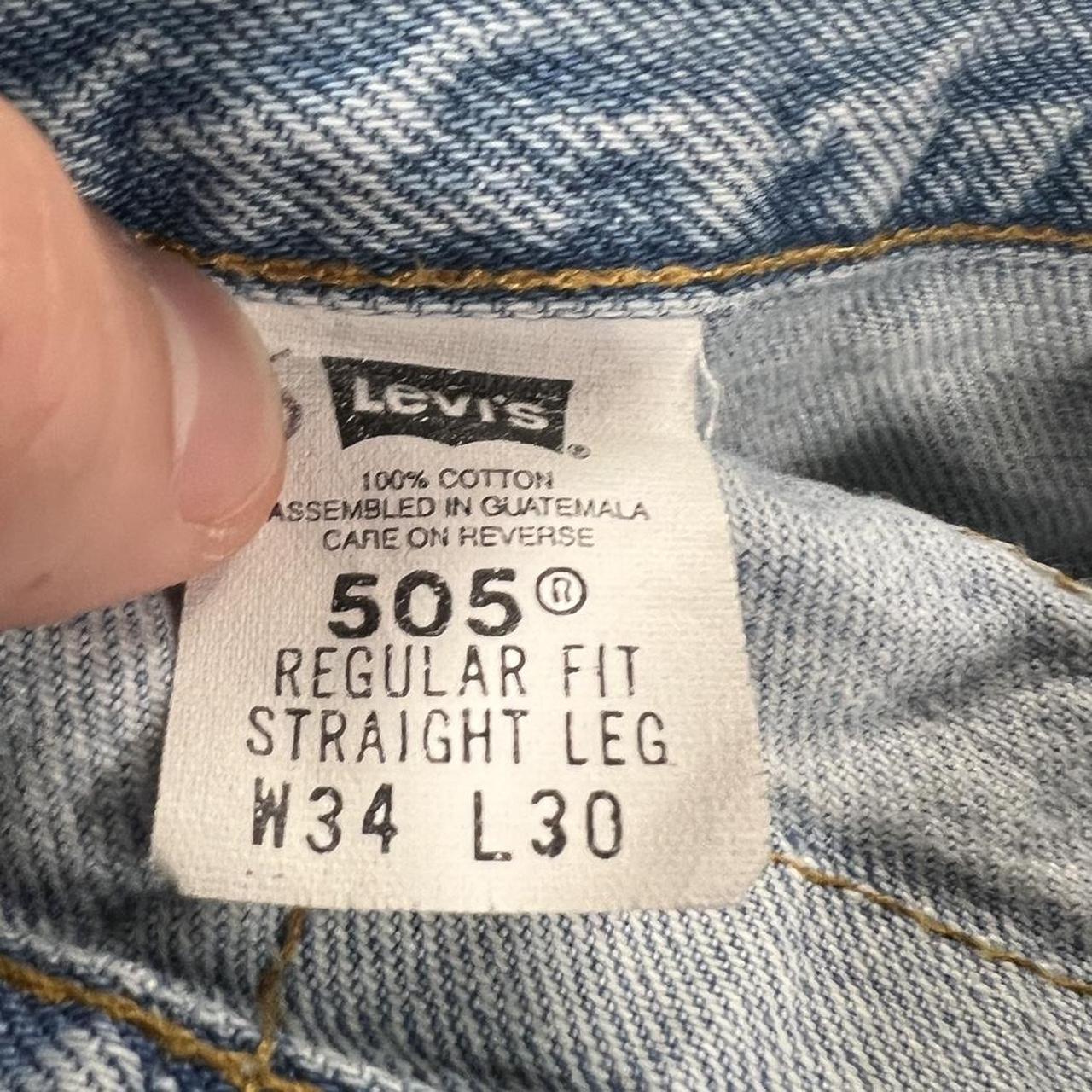 Vintage 505 Levi’s 2000’s baggy denim blue... - Depop