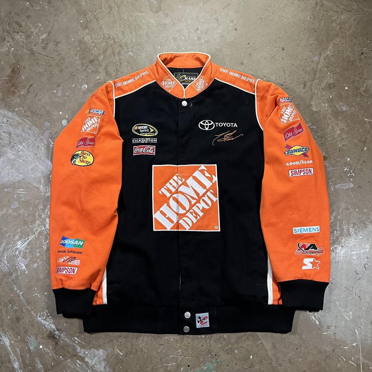 Home Depot 90s Tony Stewart Nascar Jacket Tagged:... - Depop