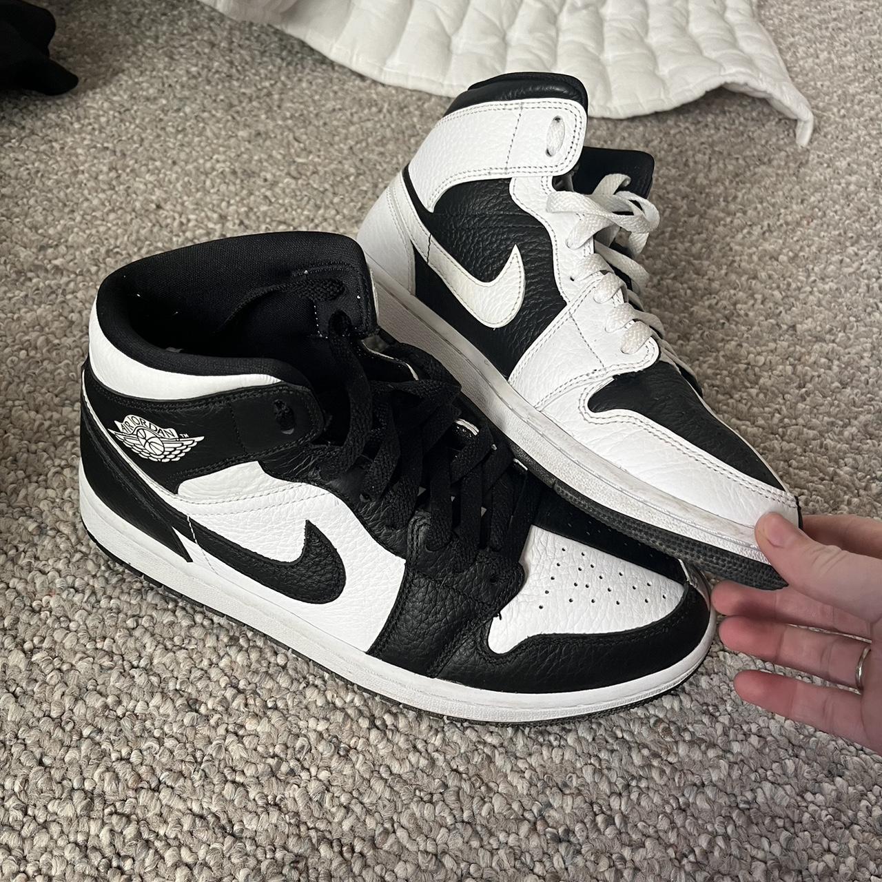 Half and half Jordan 1s mid. US womens 9.5 Depop