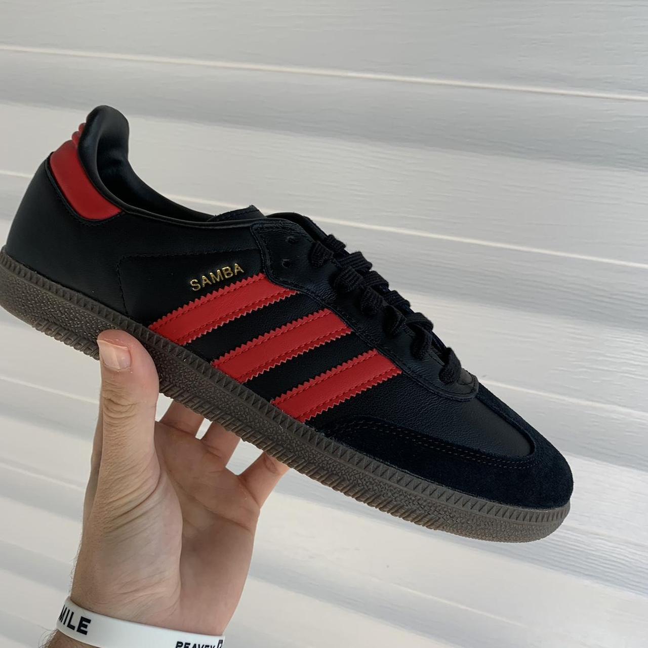 Brand New Manchester United Adidas Sambas 2 pairs... - Depop