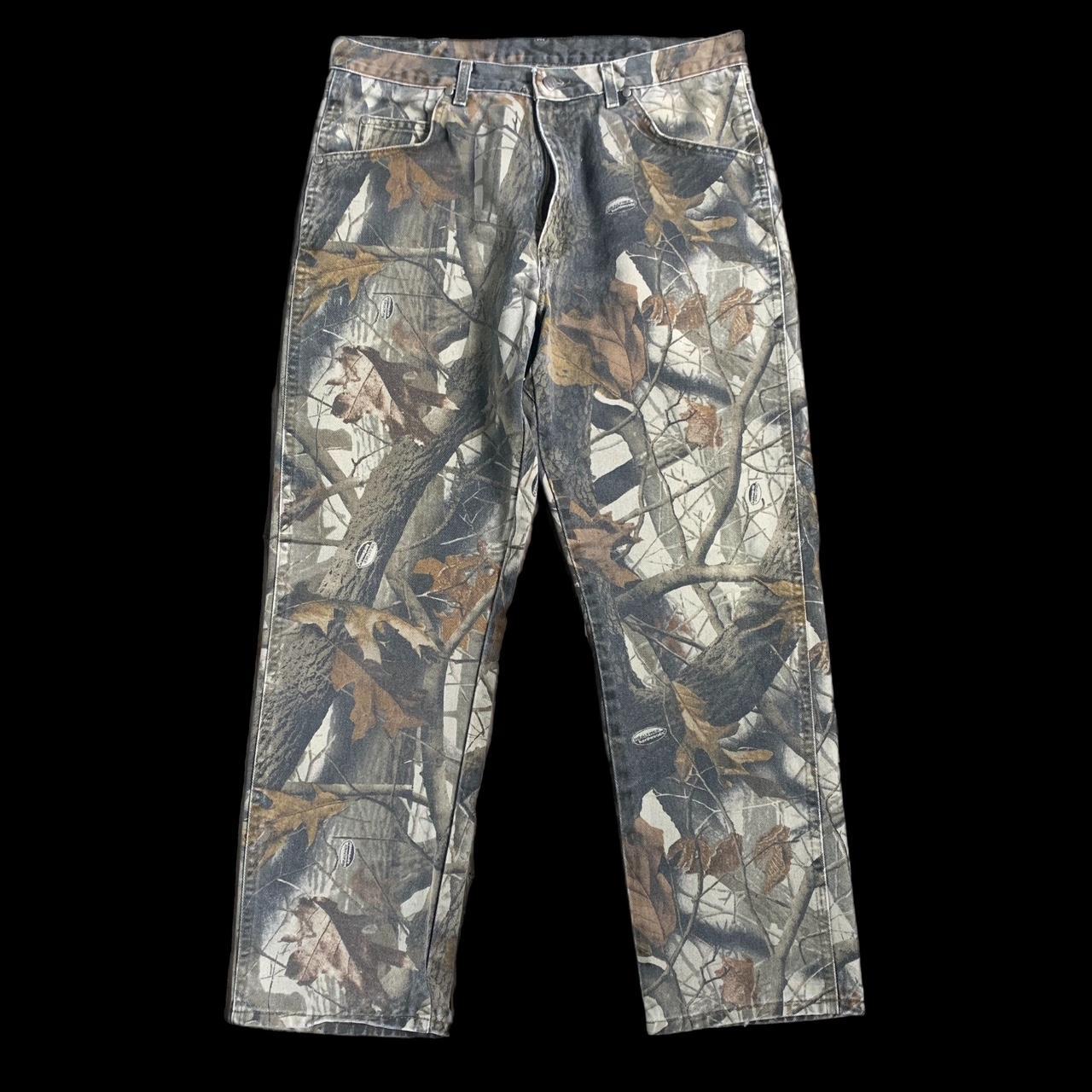 The perfect vintage real tree camo pants Wrangler... - Depop