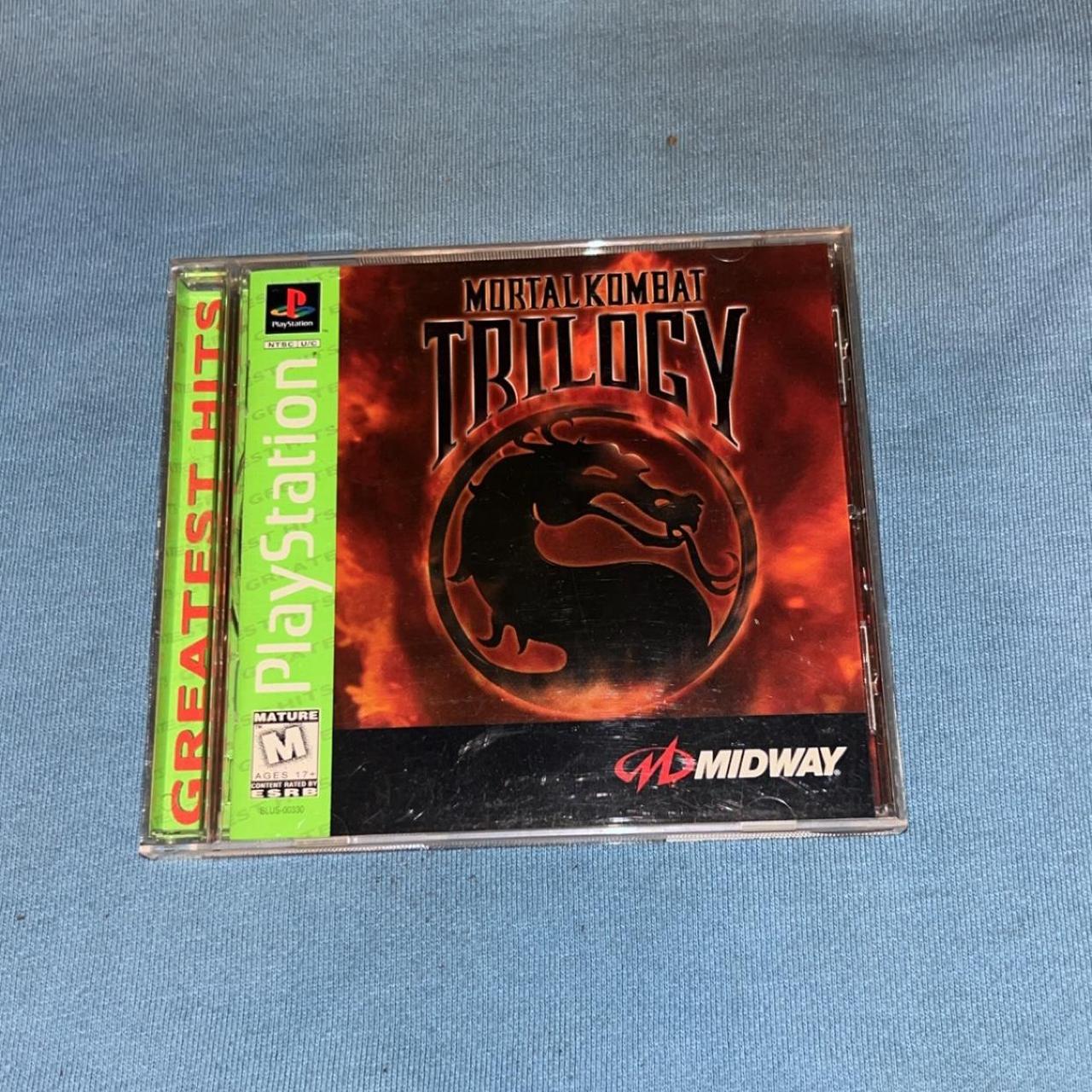 Mortal Kombat Trilogy 1996 original PlayStation game...