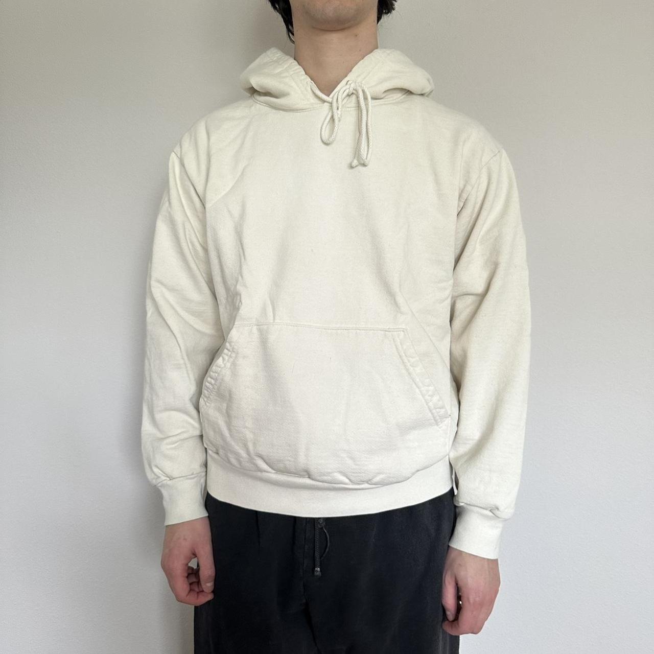 Men's Cream Hoodie | Depop