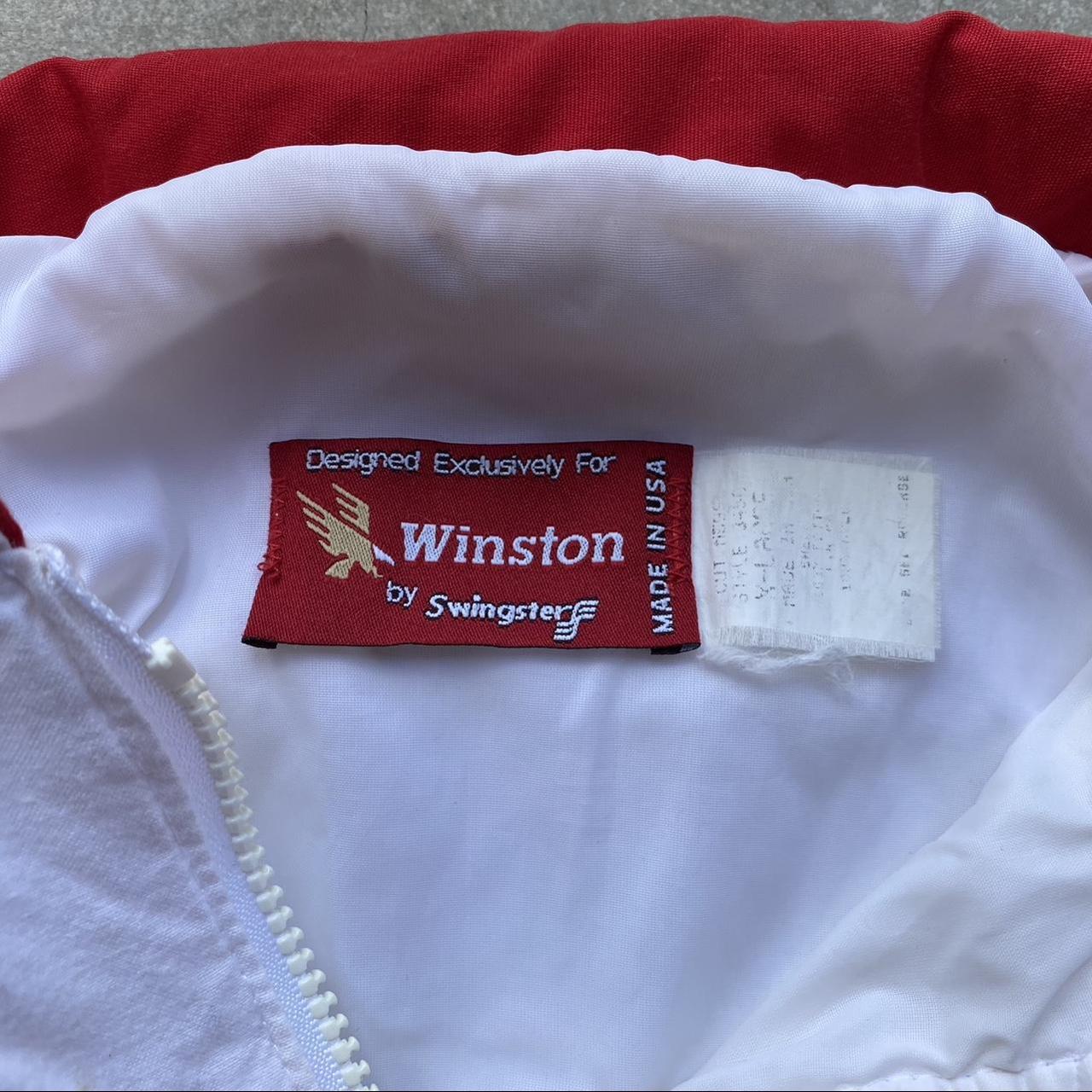 Vintage racing jacket Winston racing team Size... - Depop