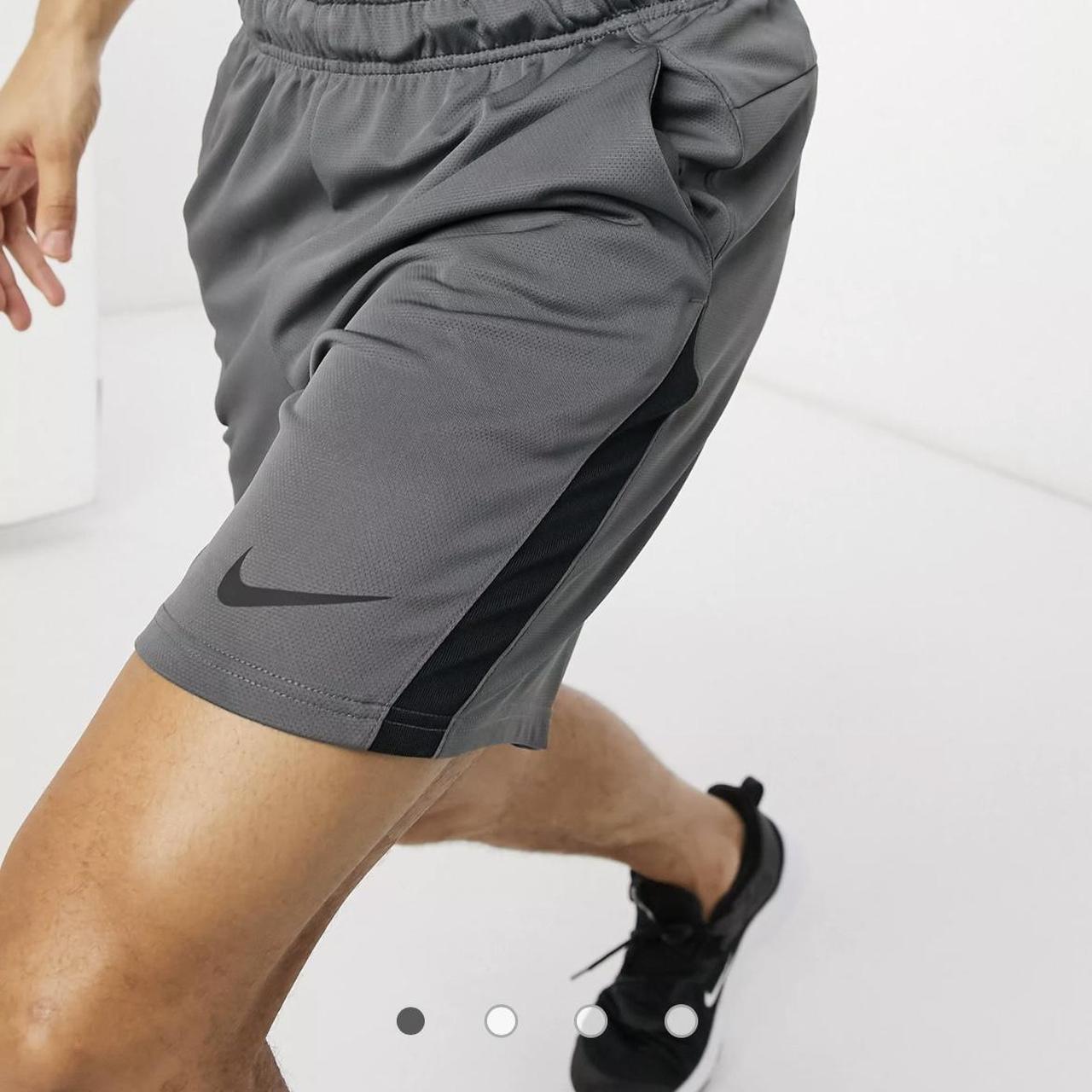 mens grey nike dri fit shorts
