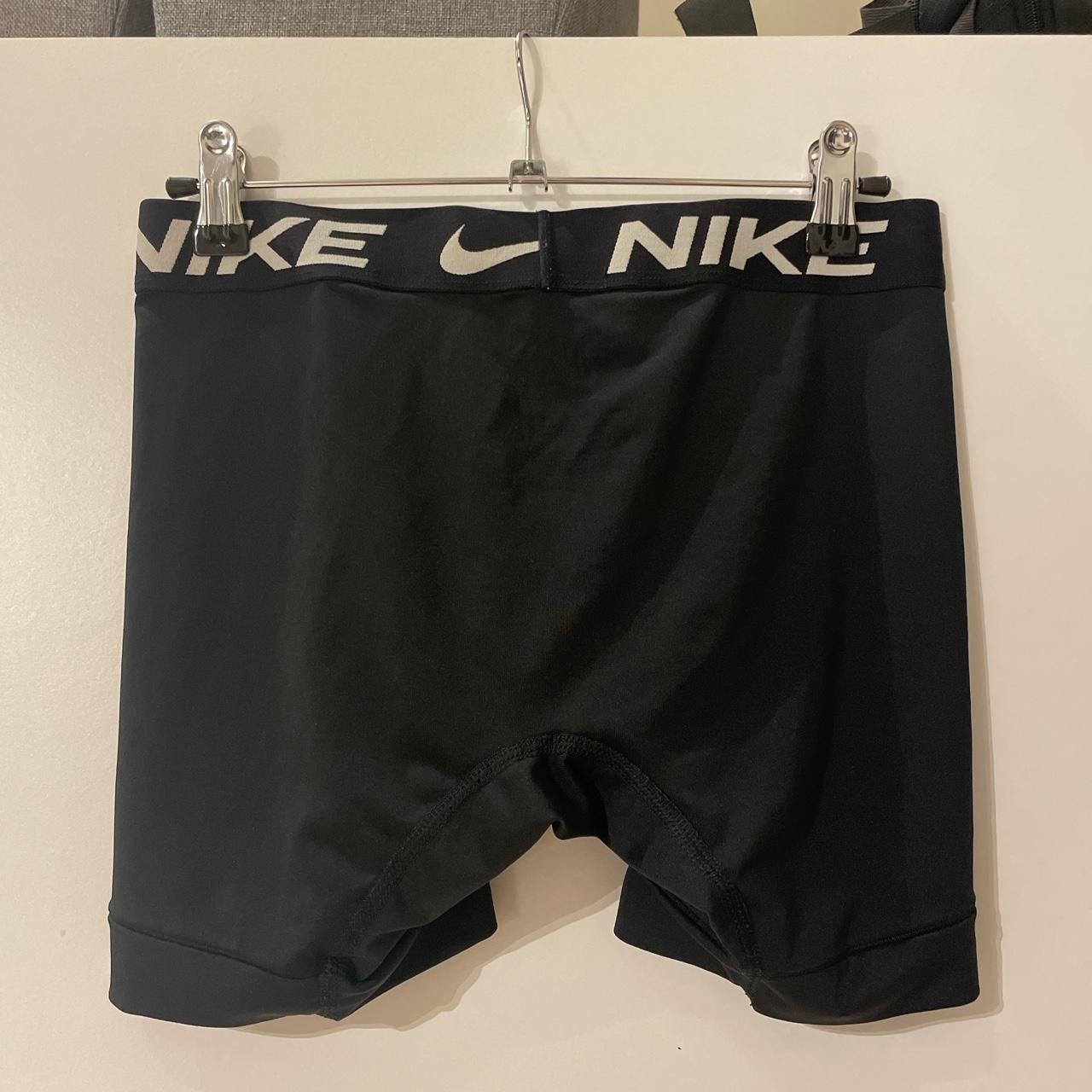 Nike lycra mens dri-fit black boxers Size - mens... - Depop