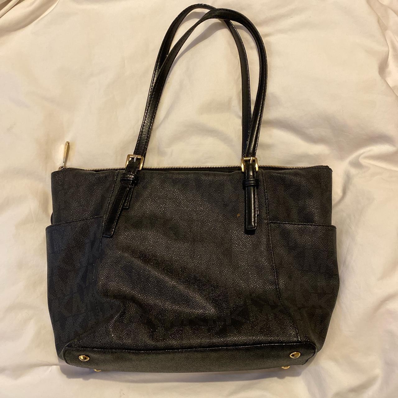 Michael Kors black bag (Matching wallet available... - Depop