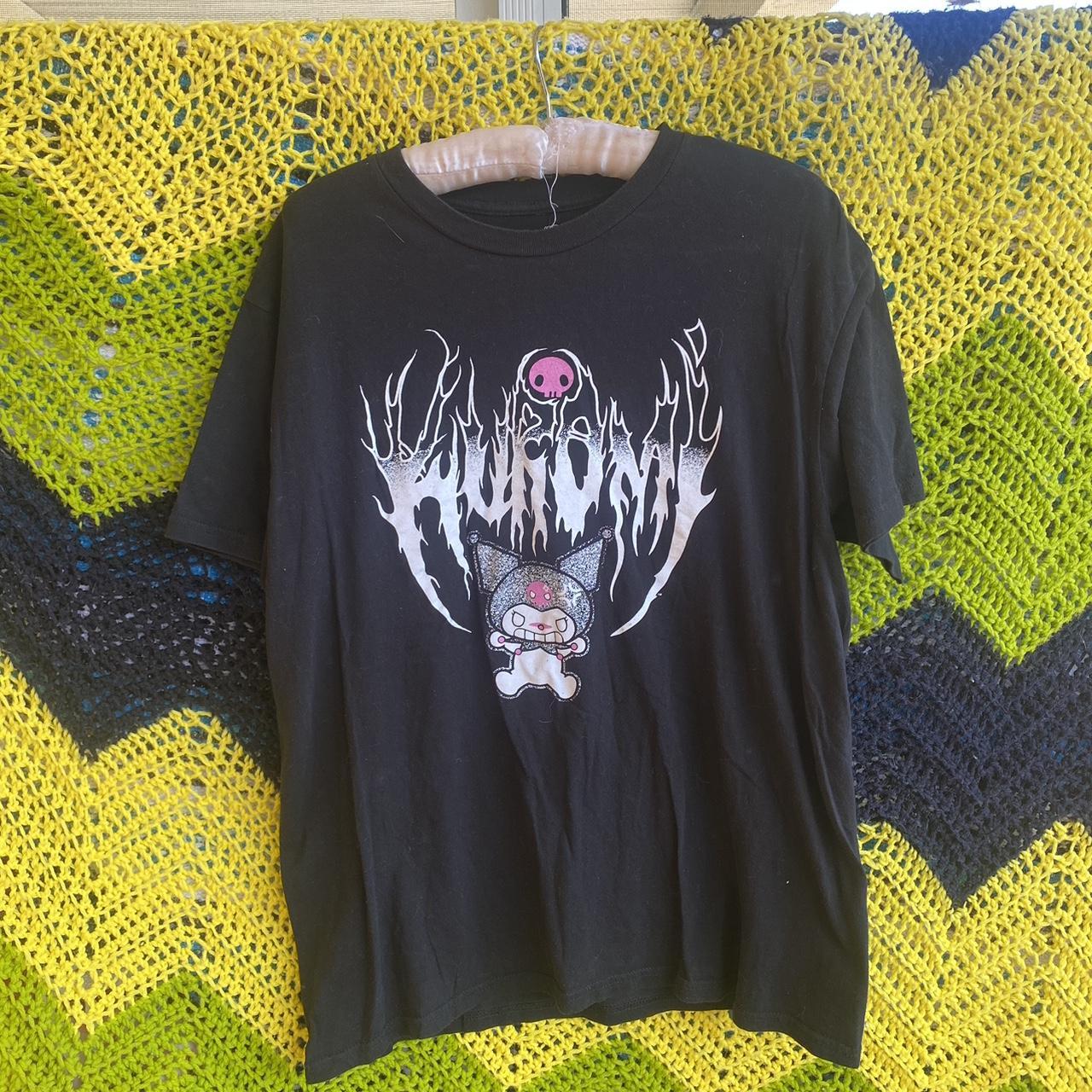 Kuromi death metal t hot topic #sanrio #kuromi #emo - Depop